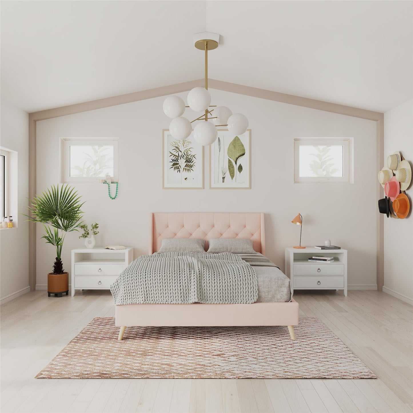 Her Majesty Bed - Pink - Full