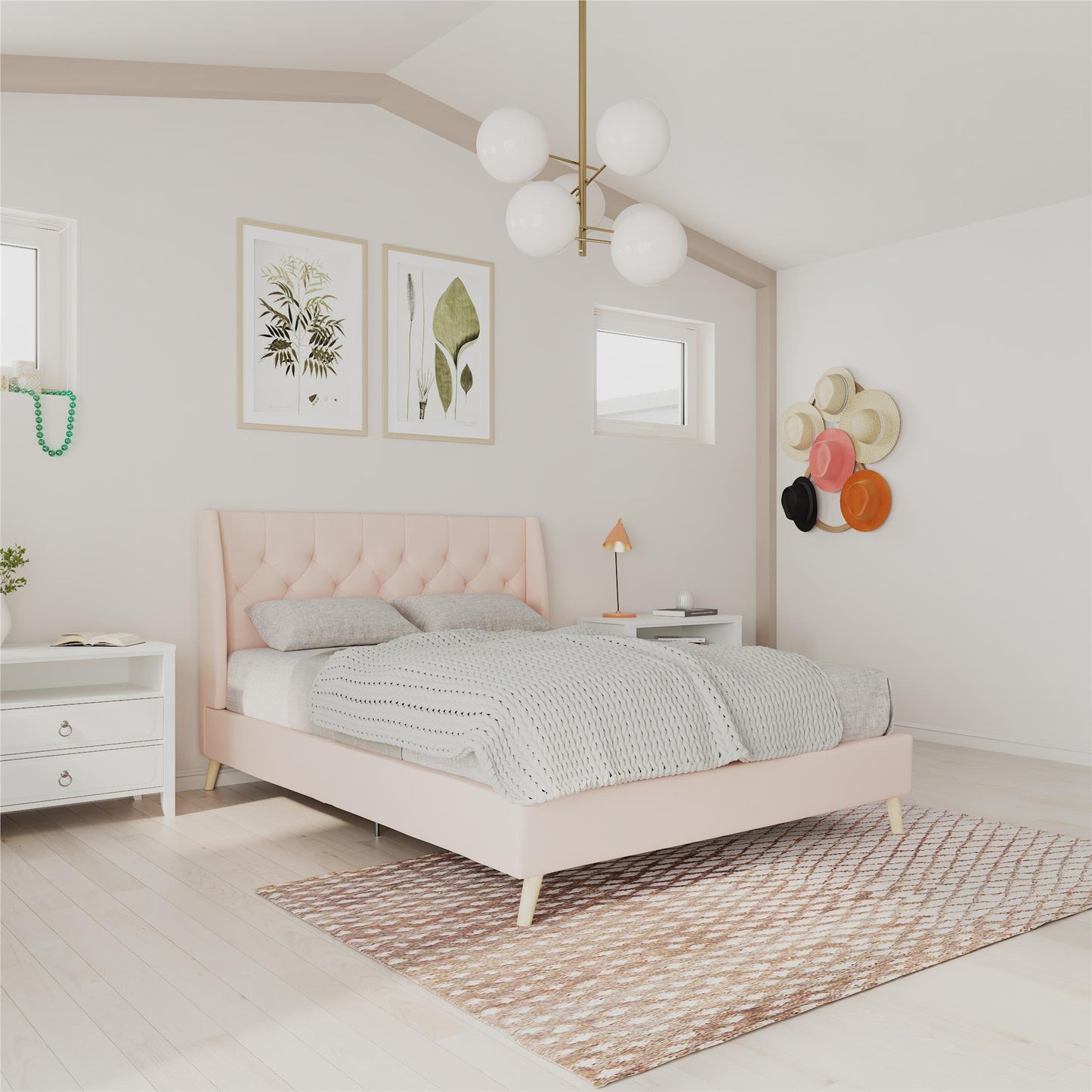 Her Majesty Bed - Pink - Queen