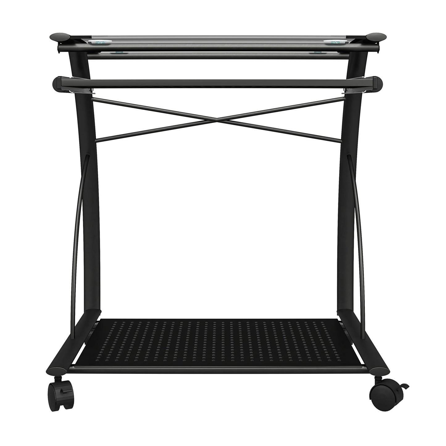 Sheldon Mobile Computer Desk - Black
