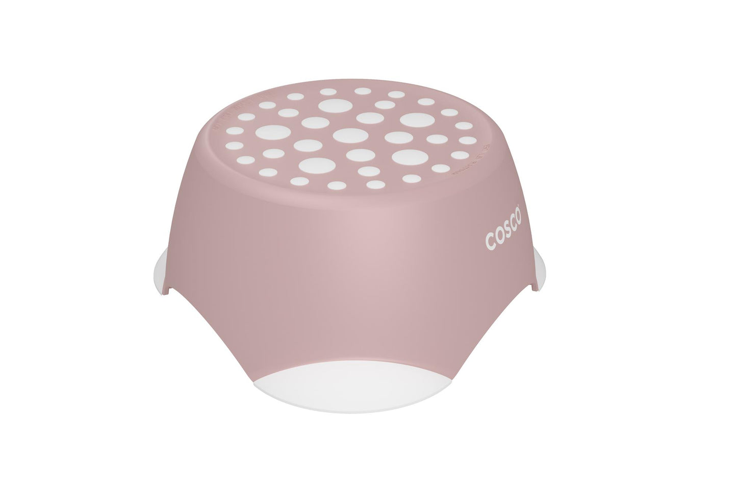 Kids One-Step Step Stool, Set of 2 Lightweight and Non-Slip - Light Pink - 2-Pack