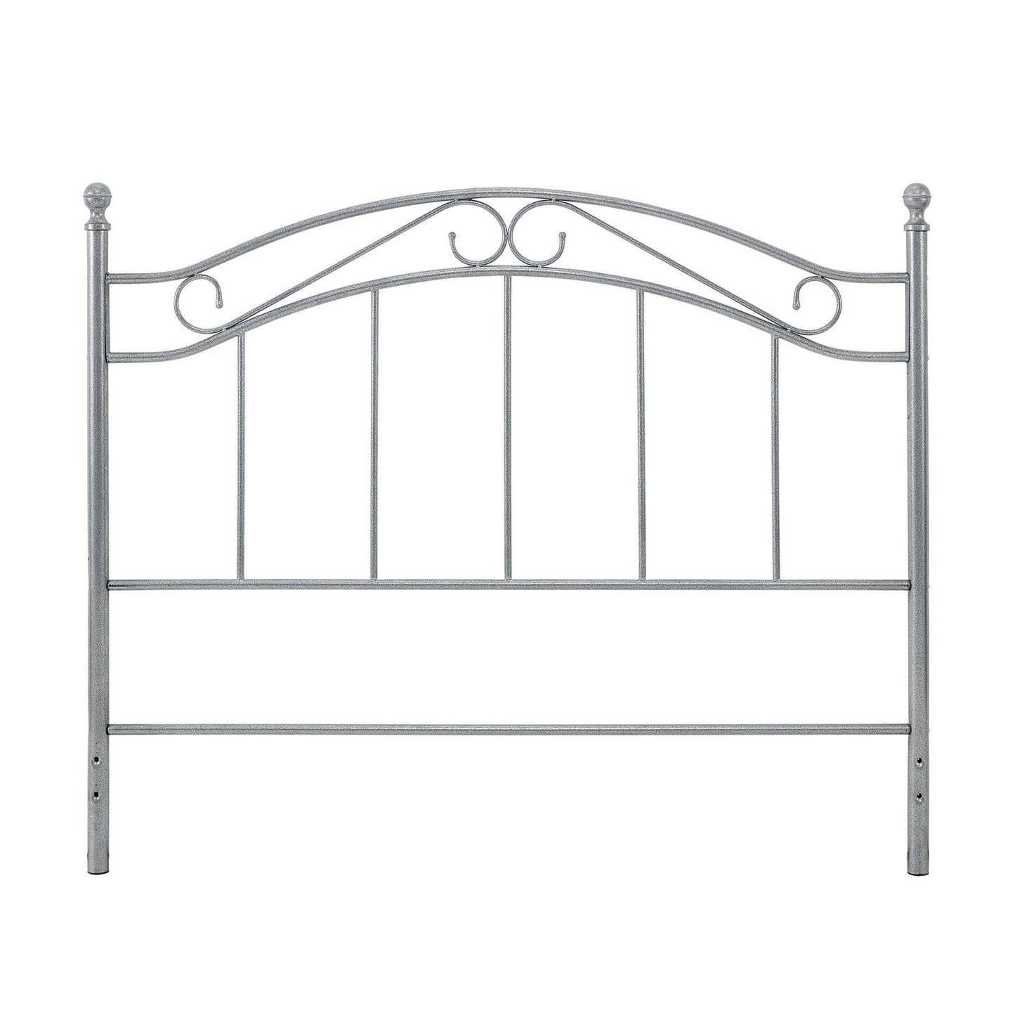 Mainstays Metal Headboard, Full and Queen Size Frame, Pewter - Pewter