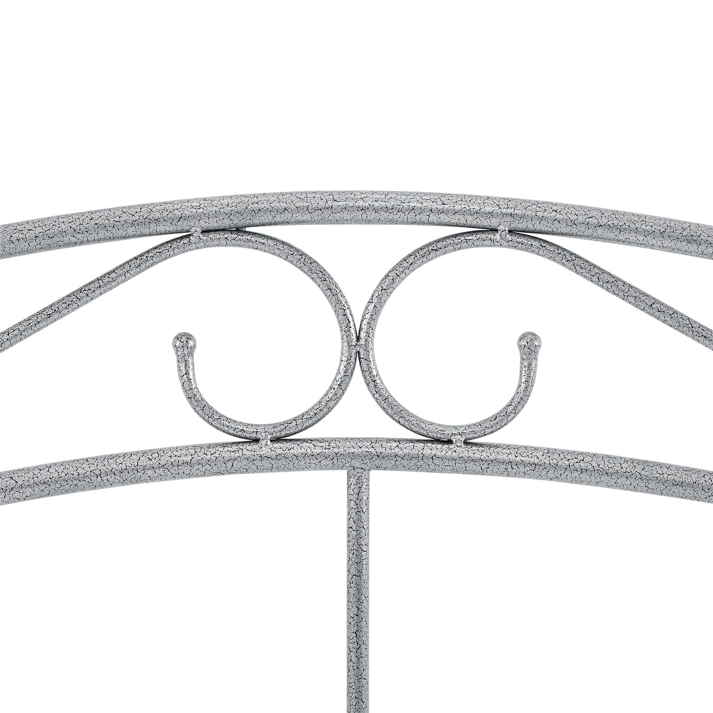 Mainstays Metal Headboard, Full and Queen Size Frame, Pewter - Pewter