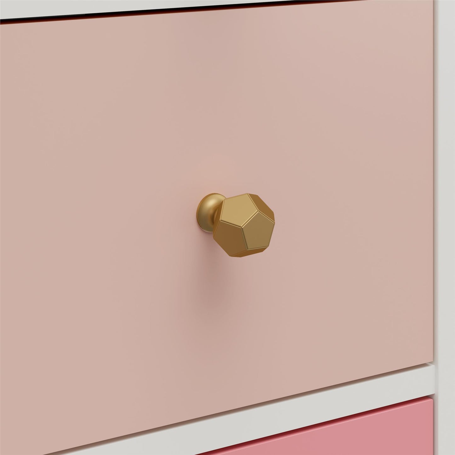 Monarch Hill Poppy Kids’ Desk with 2 Sets of Knobs - Pink