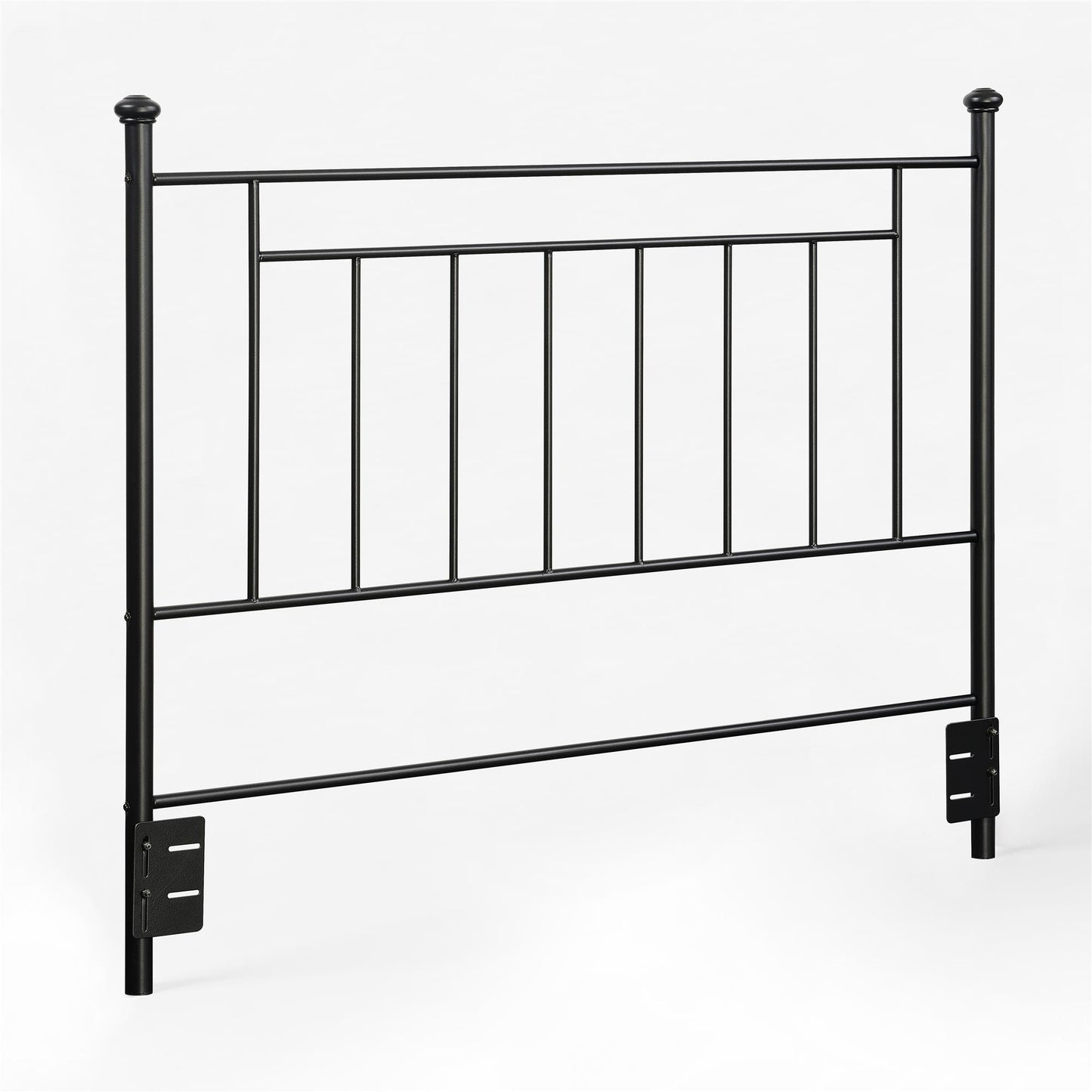 Provo Sturdy and Elegant Metal Headboard - Black