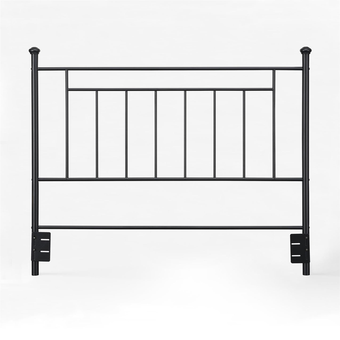 Provo Sturdy and Elegant Metal Headboard - Black
