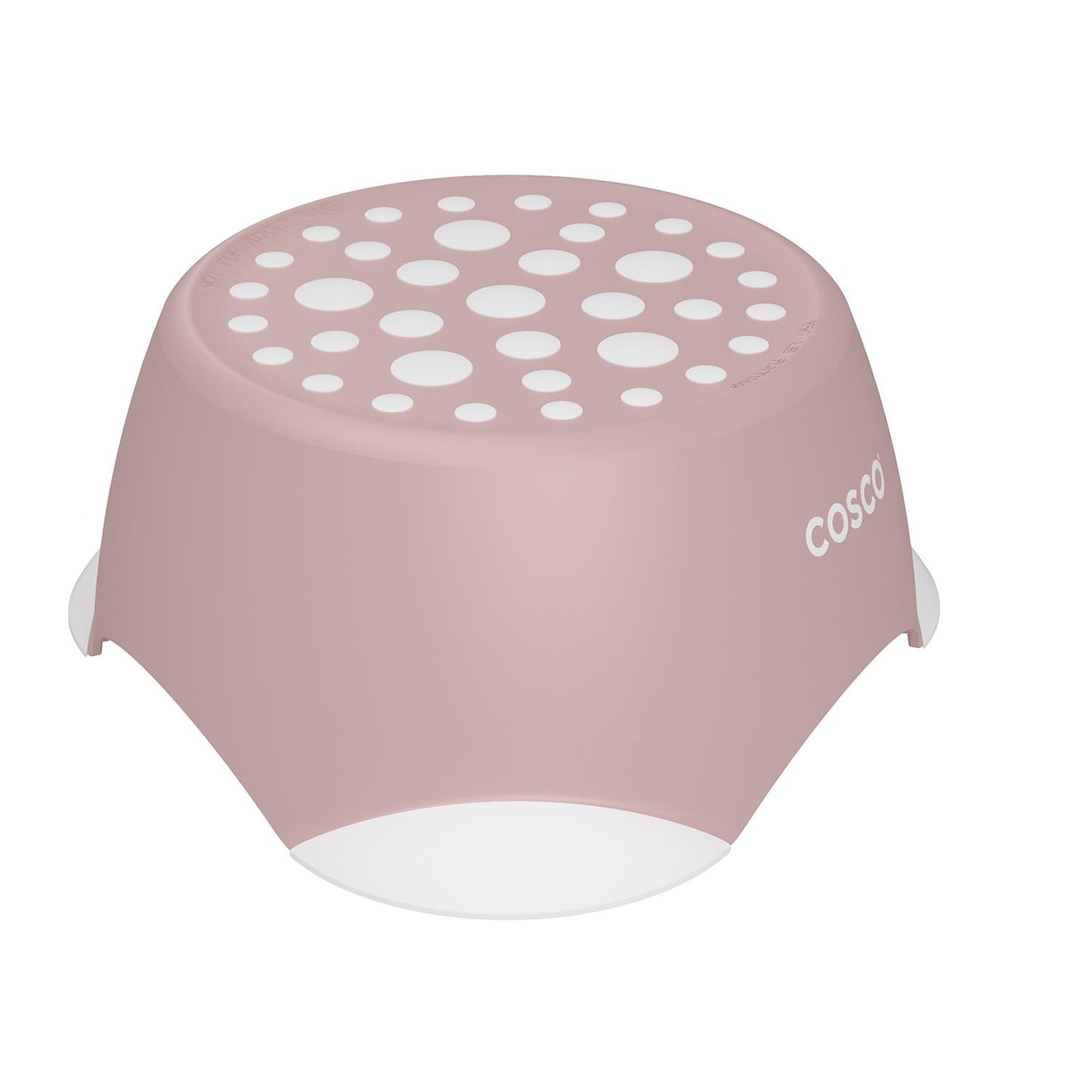 Kids One-Step Step Stool, Set of 2 Lightweight and Non-Slip - Light Pink - 2-Pack