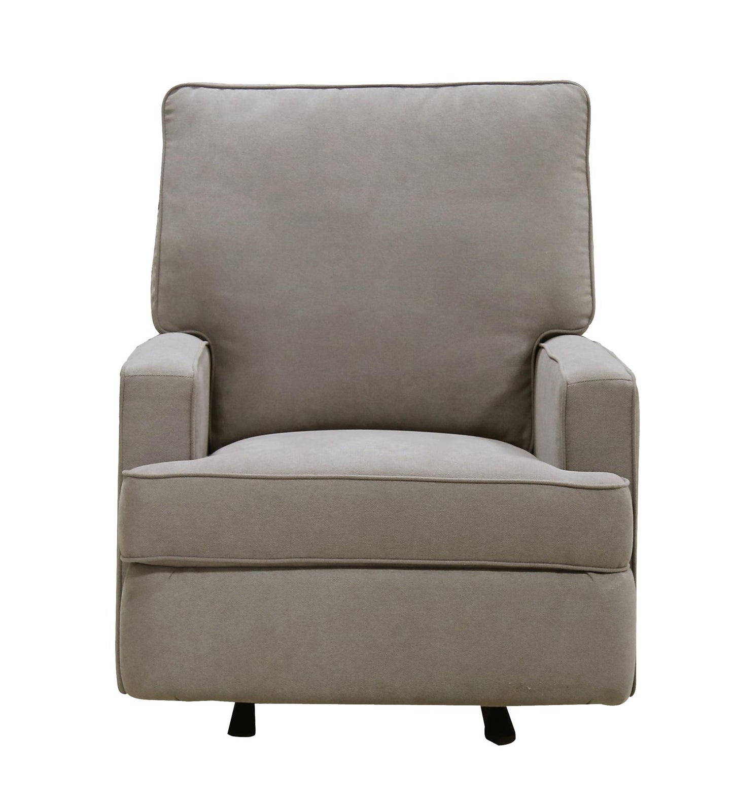 Baby Relax Salma Glider Rocker Recliner Chair, Taupe Chenille - Taupe