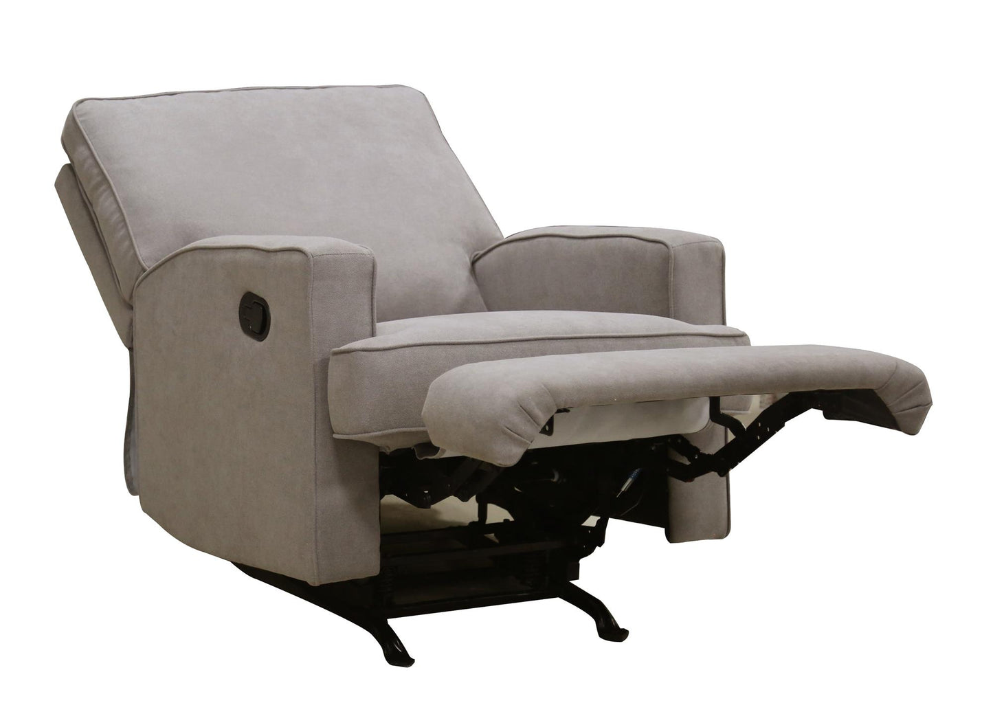 Baby Relax Salma Glider Rocker Recliner Chair, Taupe Chenille - Taupe