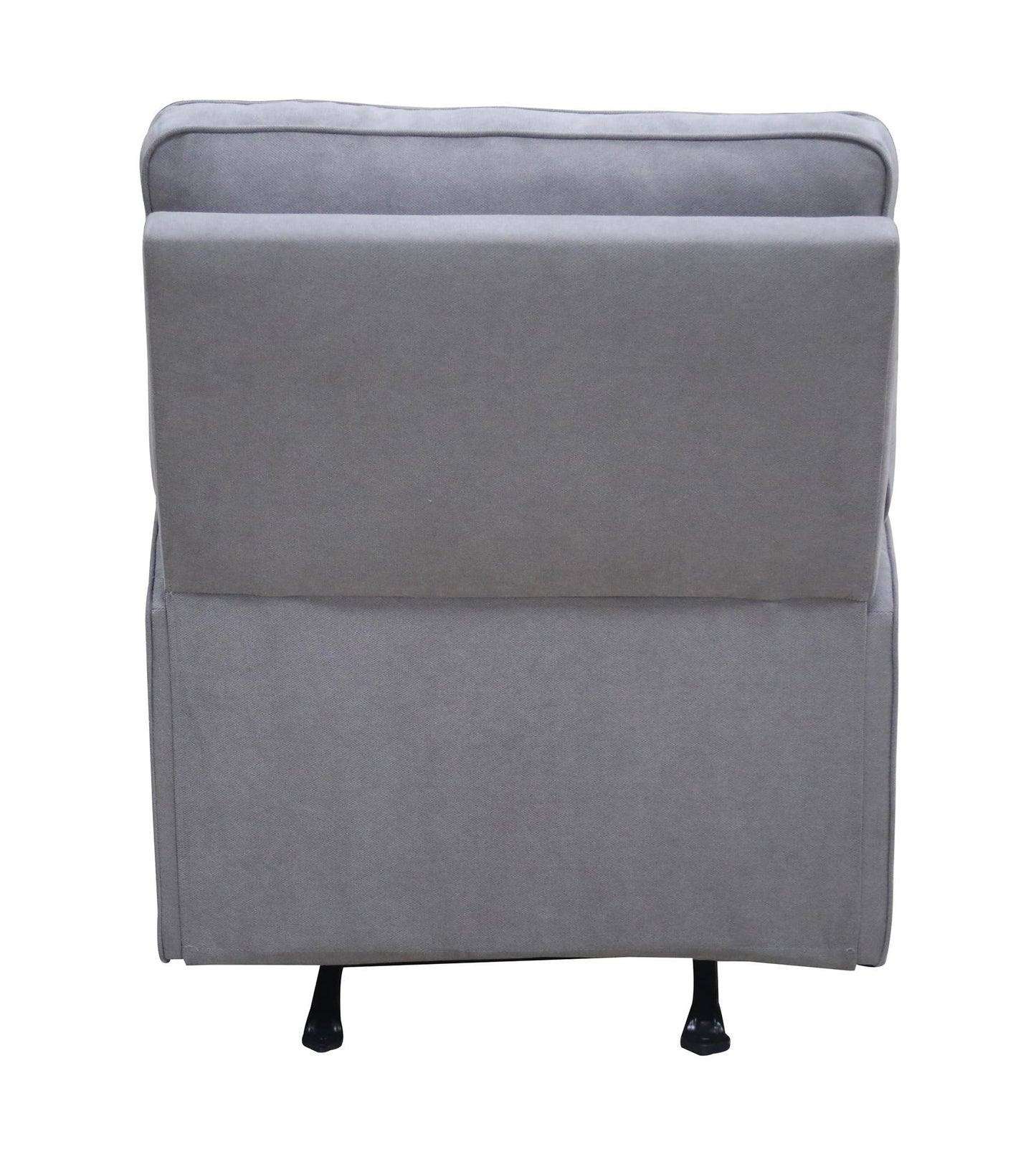 Baby Relax Salma Glider Rocker Recliner Chair, Gray Chenille - Gray