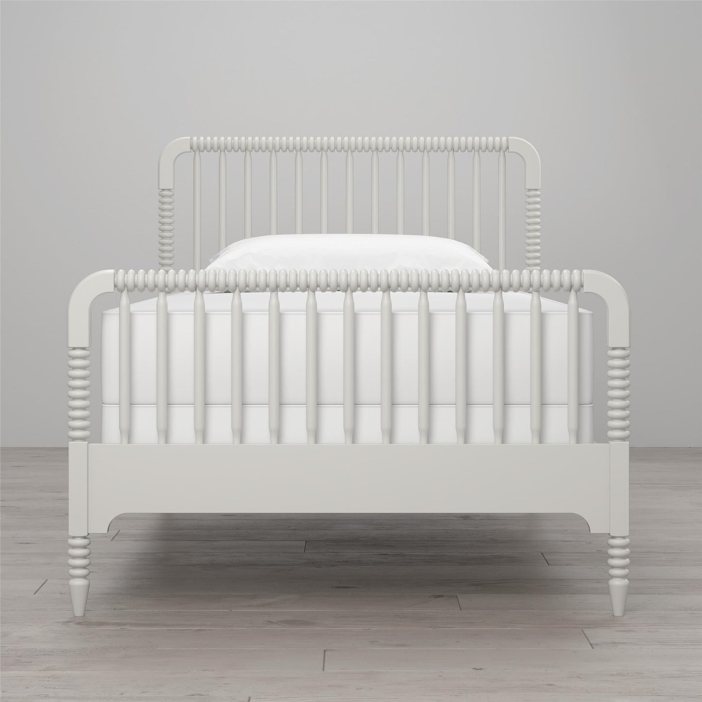 Rowan Valley Linden Kids’ Twin Size Bed with Wood Spindles - White - Twin
