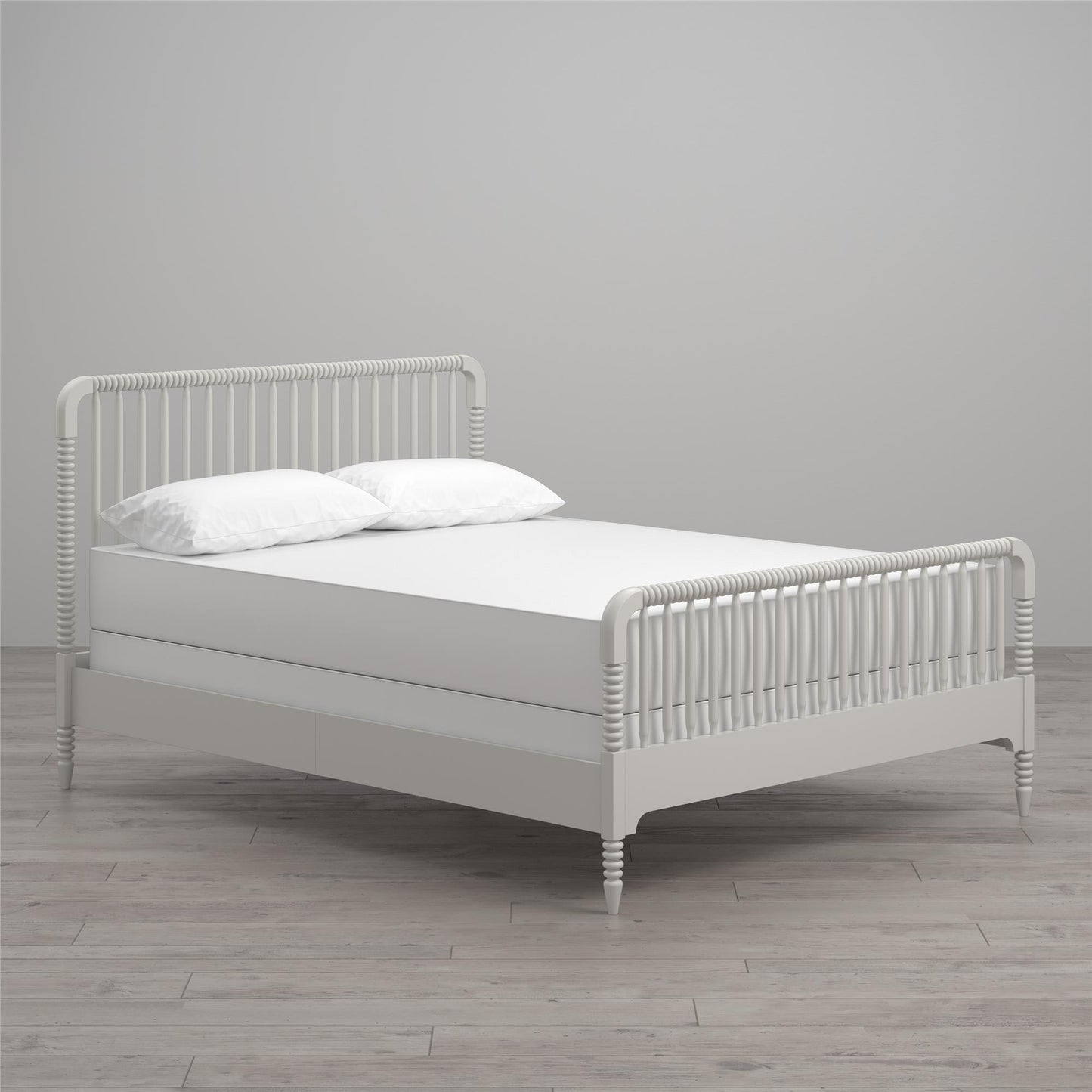 Rowan Valley Linden Kids’ Full Size Bed with Wood Spindles - White - Full