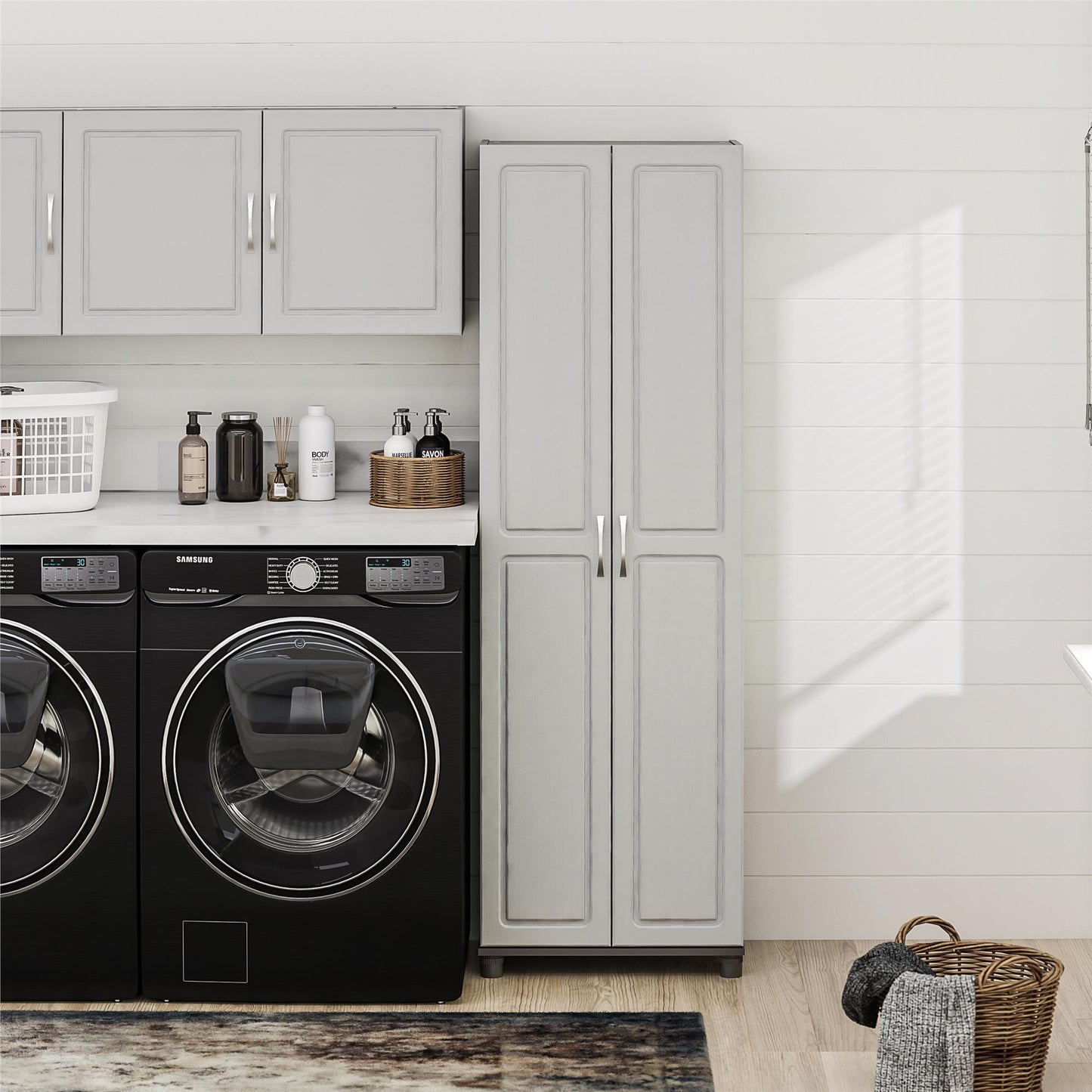 Kendall 24 Inch Multipurpose Storage Cabinet - Gray