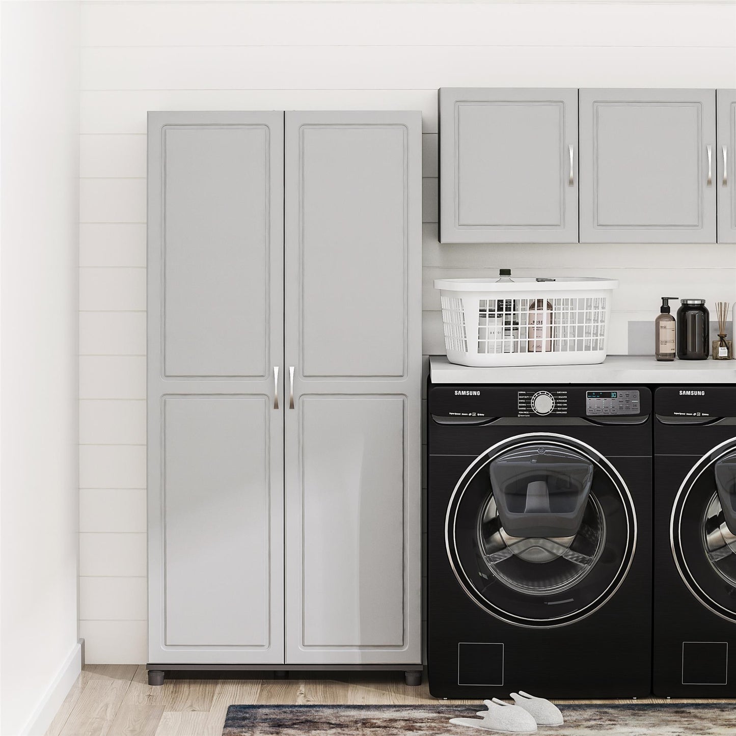 Kendall 36 Inch Multipurpose Storage Cabinet - Gray