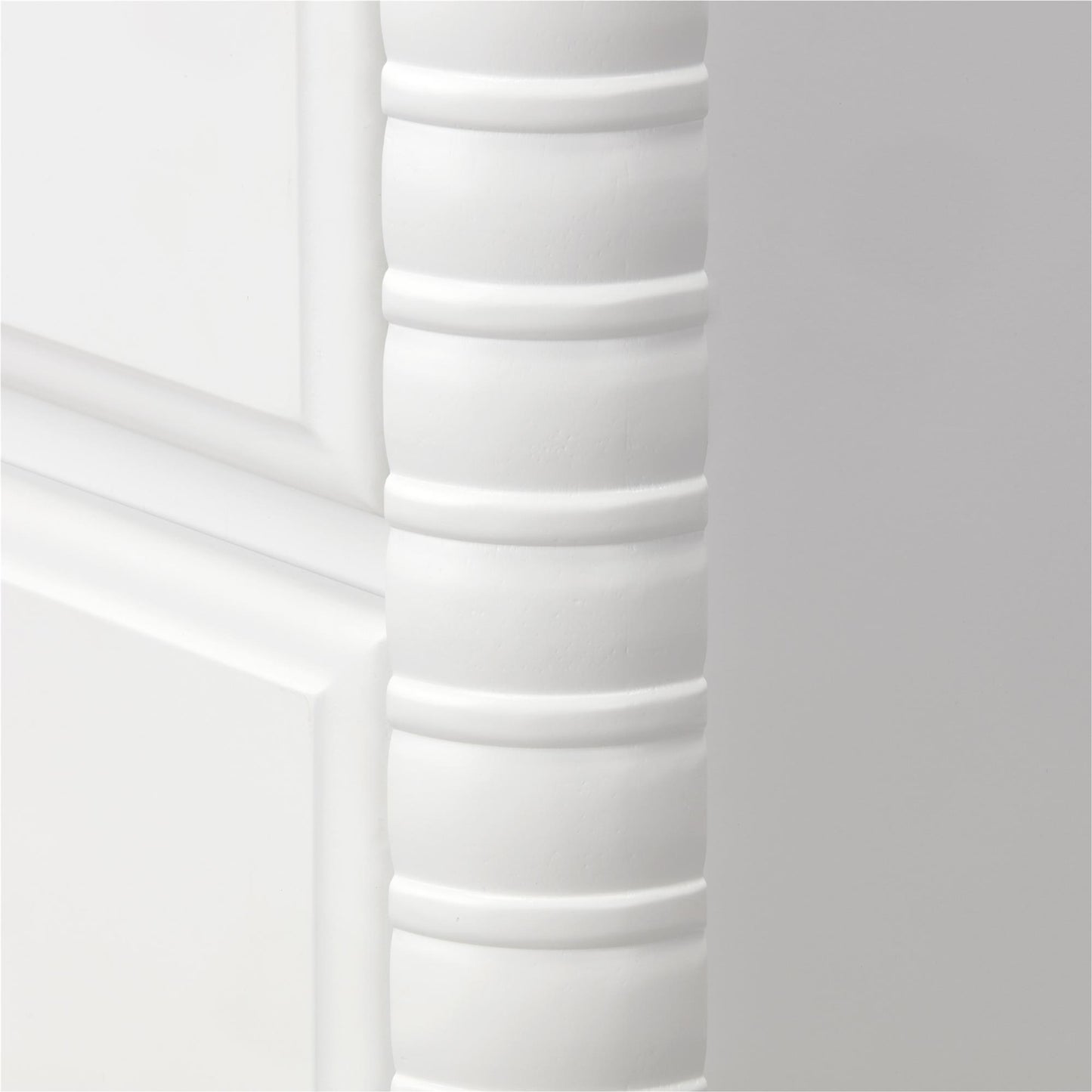 Rowan Valley Linden 3 Drawer Dresser with Wood Feet - White