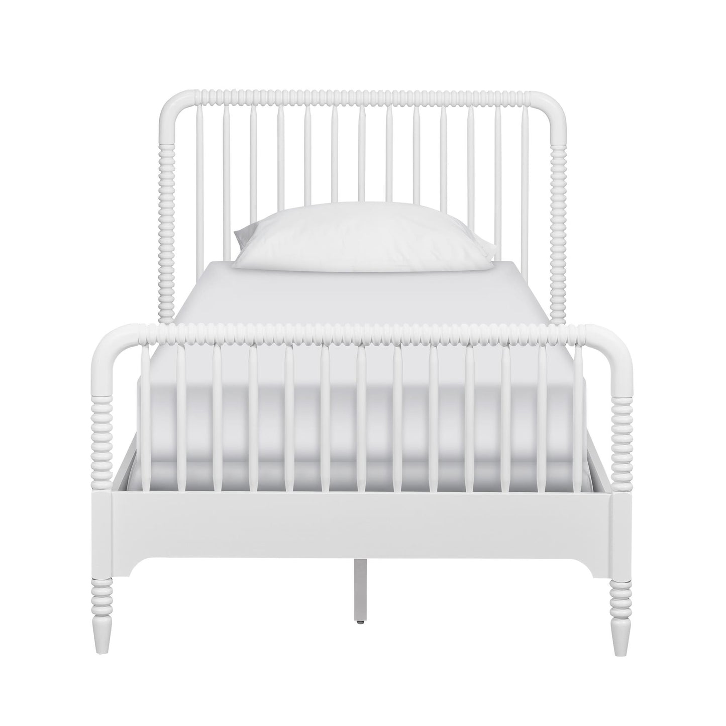 Rowan Valley Linden Kids’ Twin Size Bed with Wood Spindles - White - Twin