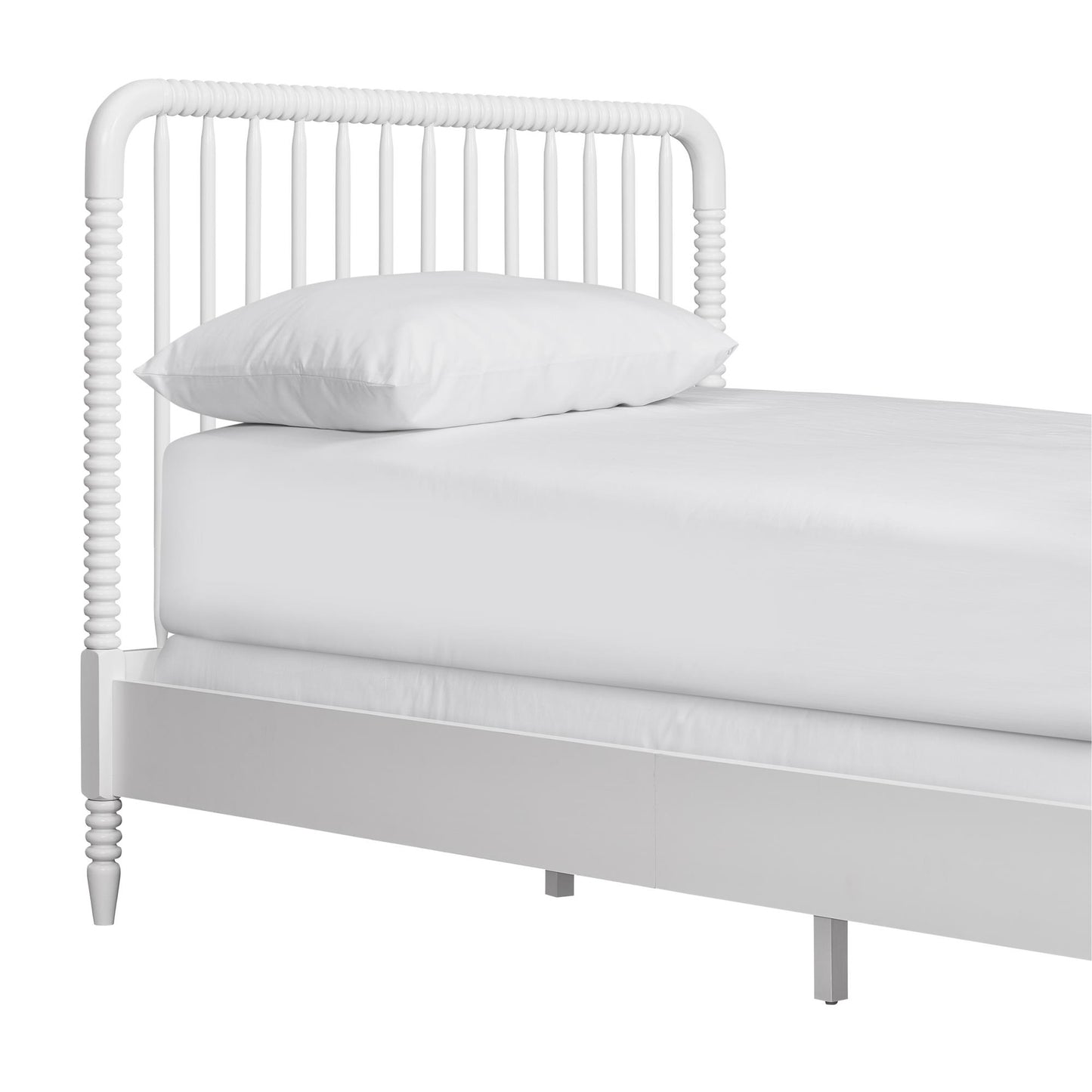 Rowan Valley Linden Kids’ Twin Size Bed with Wood Spindles - White - Twin