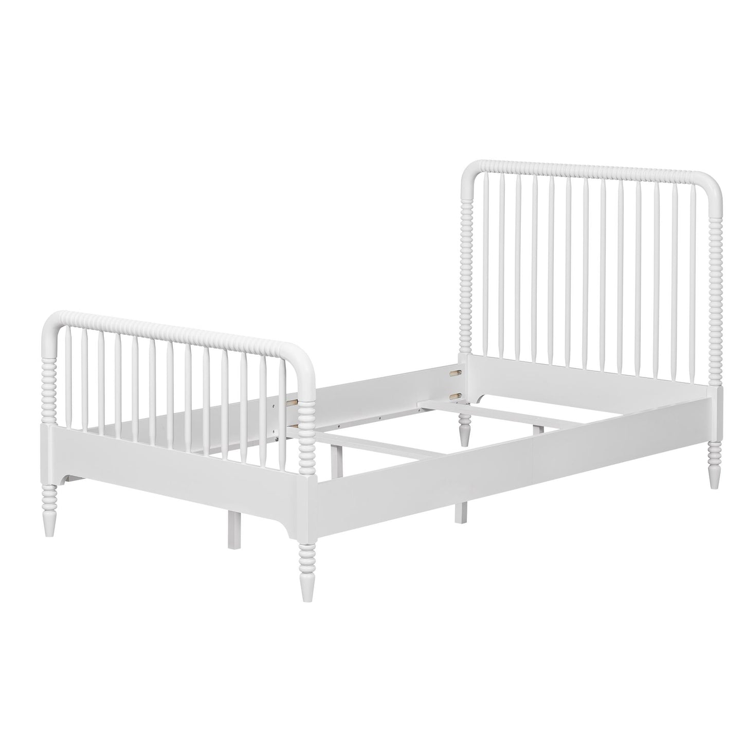 Rowan Valley Linden Kids’ Twin Size Bed with Wood Spindles - White - Twin