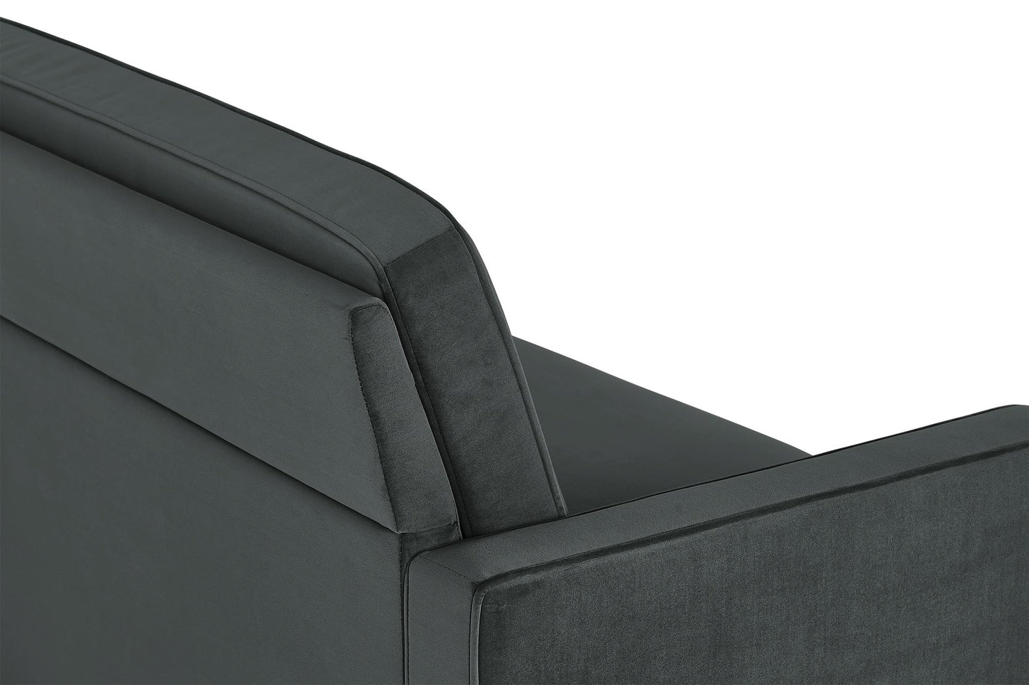 Casey Loveseat Sofa Sleeper with Memory Foam Pull-Out Mattress - Gray - Twin