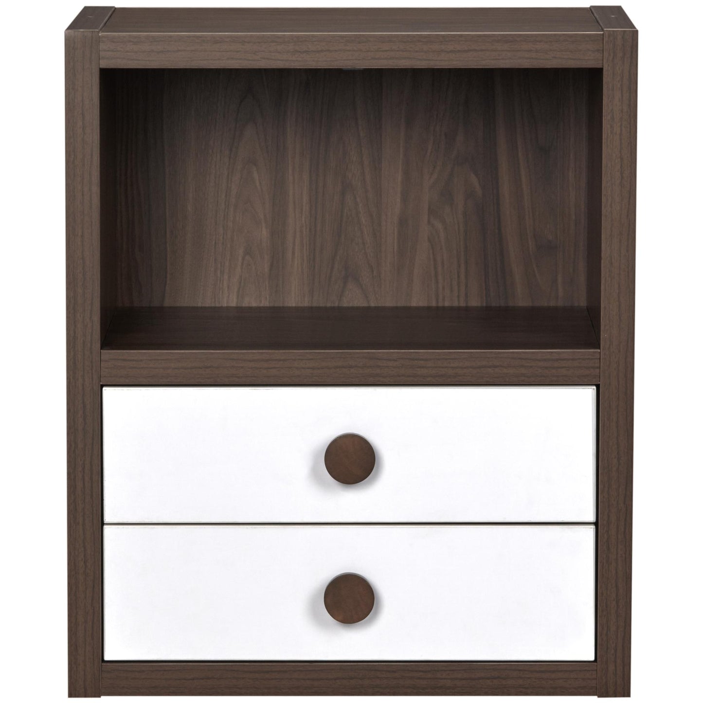 Sierra Ridge Terra Modular Bookcase with Drawers - White