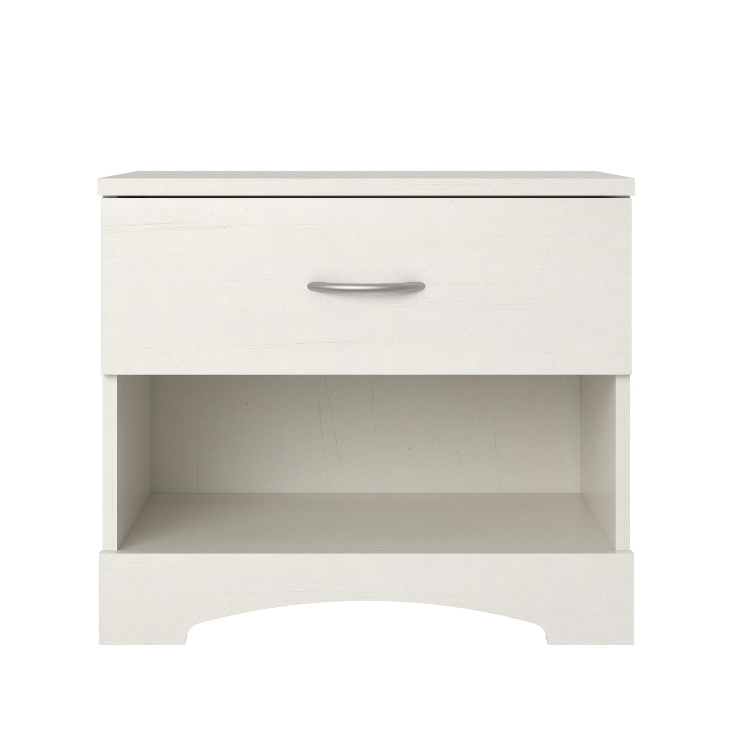 Crescent Point Nightstand, Vintage White - Vintage White