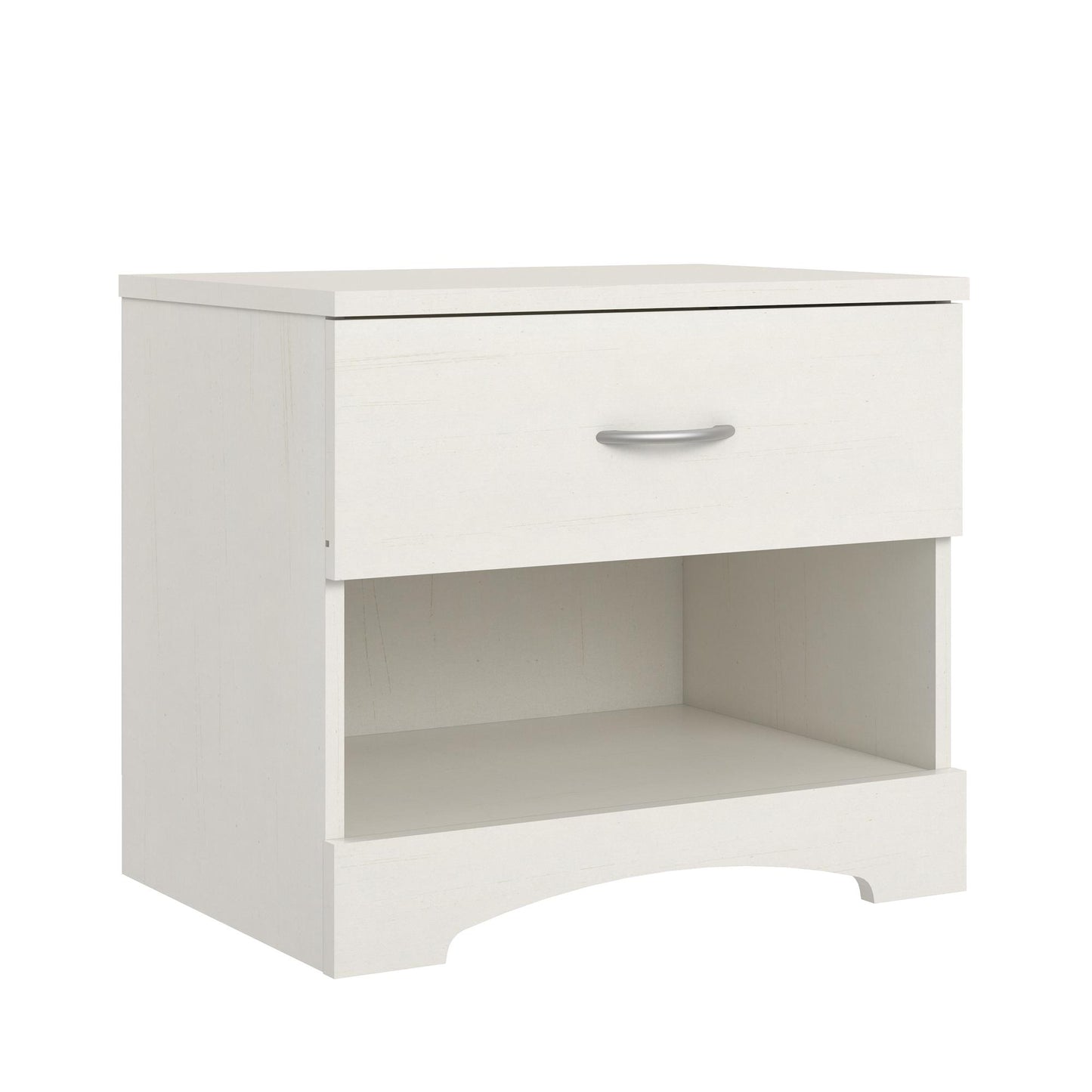 Crescent Point Nightstand, Vintage White - Vintage White