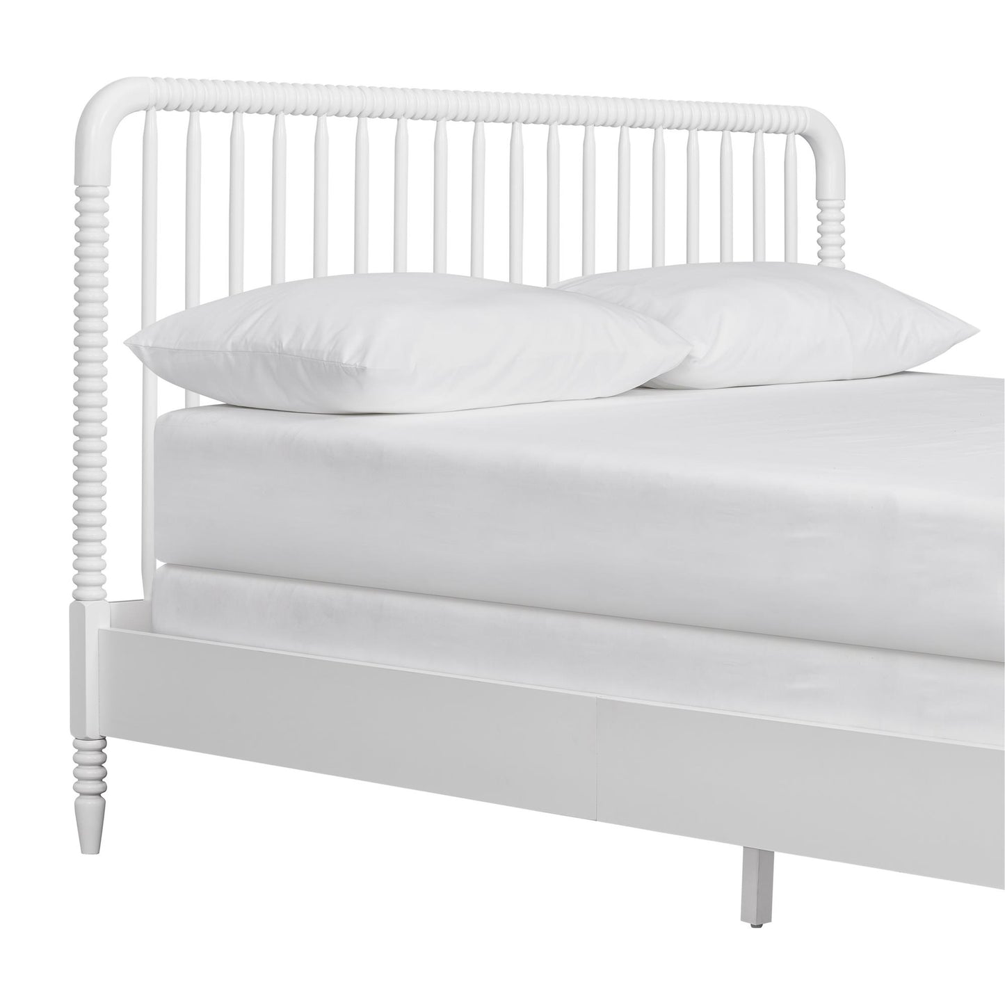 Rowan Valley Linden Kids’ Full Size Bed with Wood Spindles - White - Full