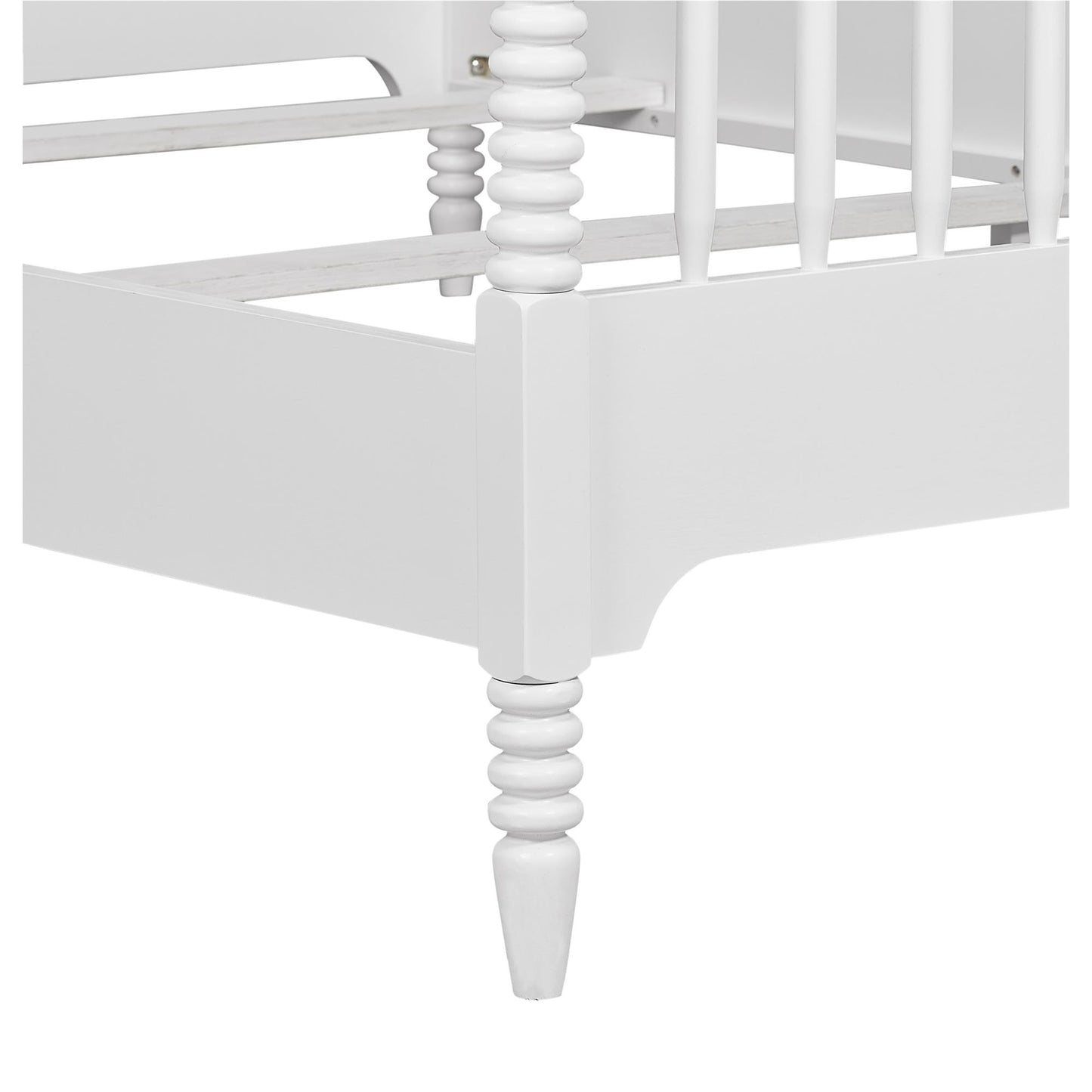 Rowan Valley Linden Kids’ Full Size Bed with Wood Spindles - White - Full