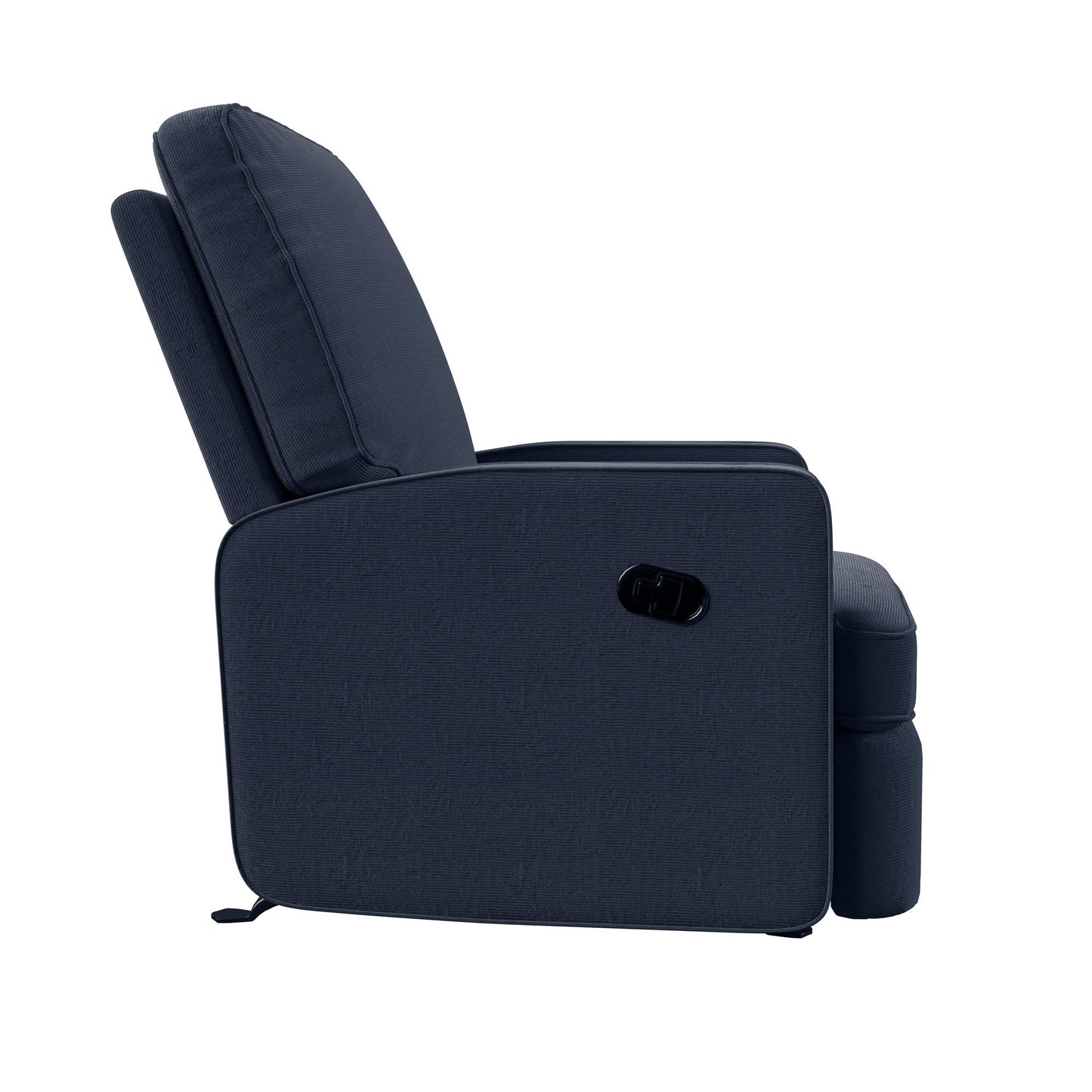 Baby Relax Salma Glider Rocker Recliner Chair, Navy Chenille - Navy