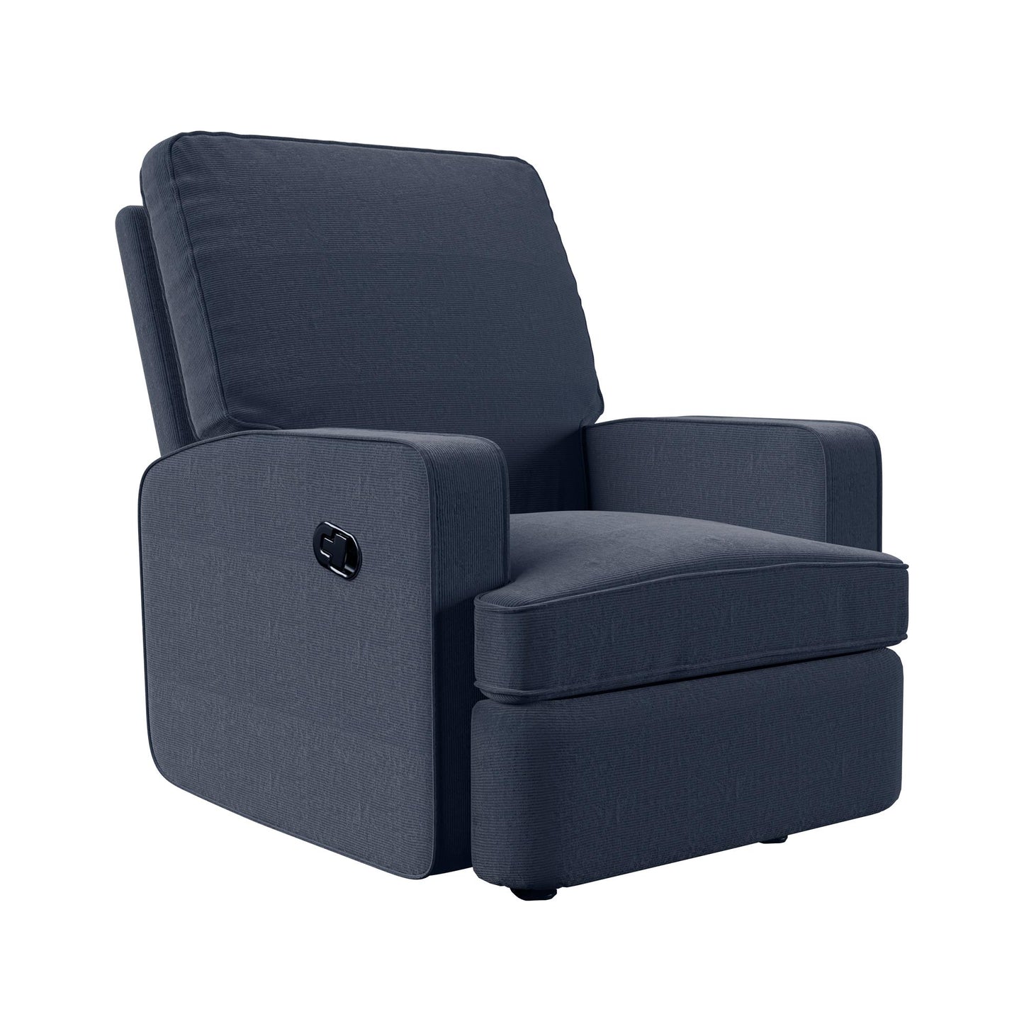 Baby Relax Salma Glider Rocker Recliner Chair, Navy Chenille - Navy