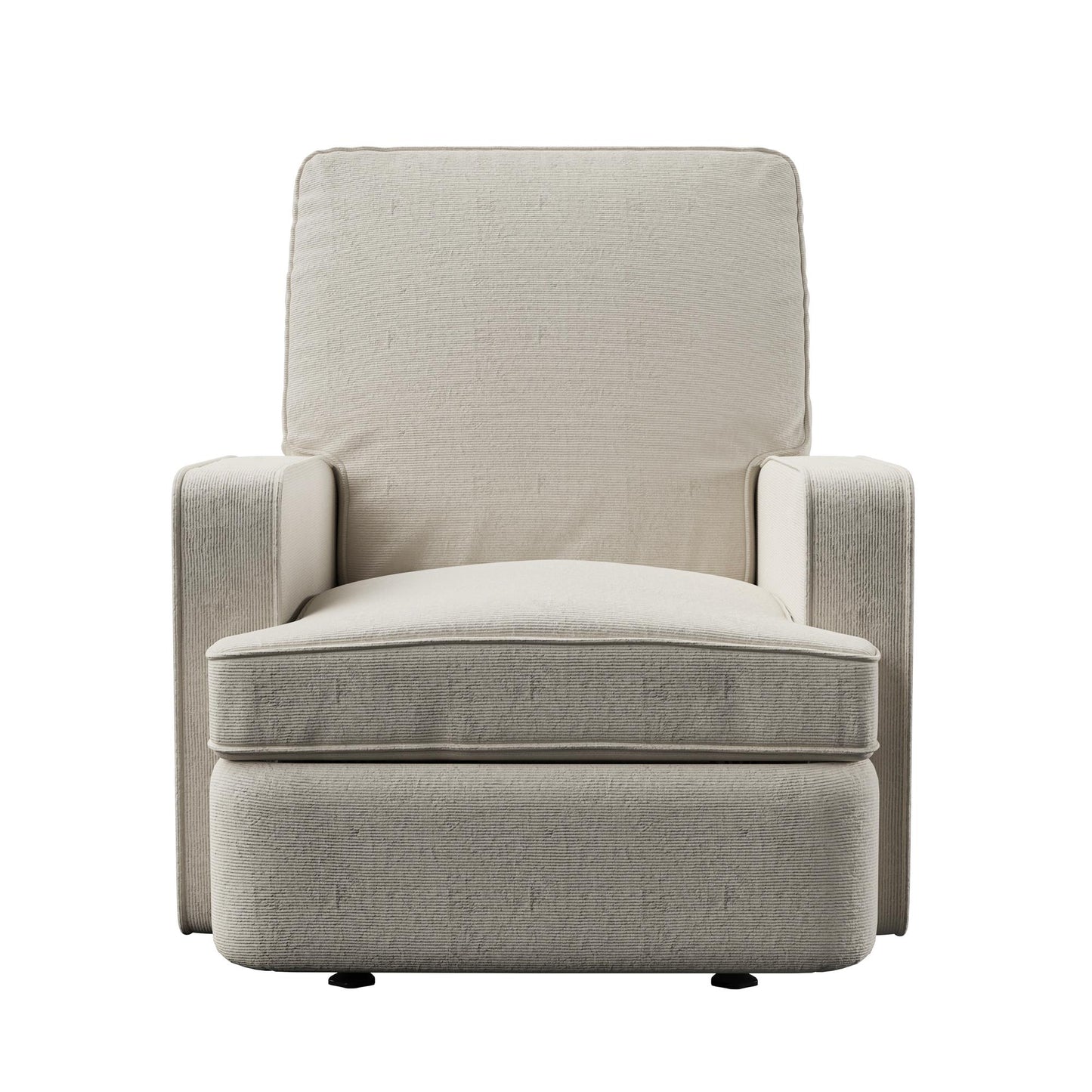 Baby Relax Salma Glider Rocker Recliner Chair, Beige Chenille - Beige