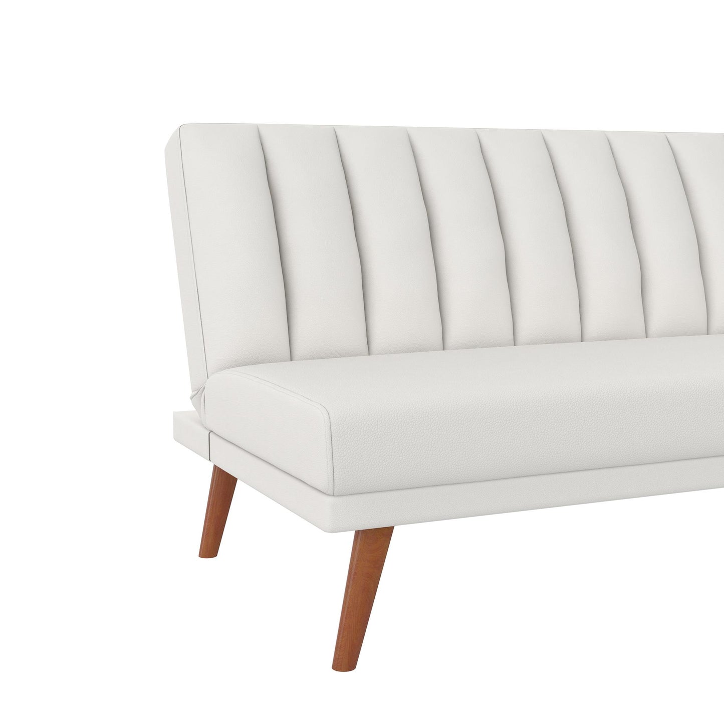Brittany Armless Futon - White