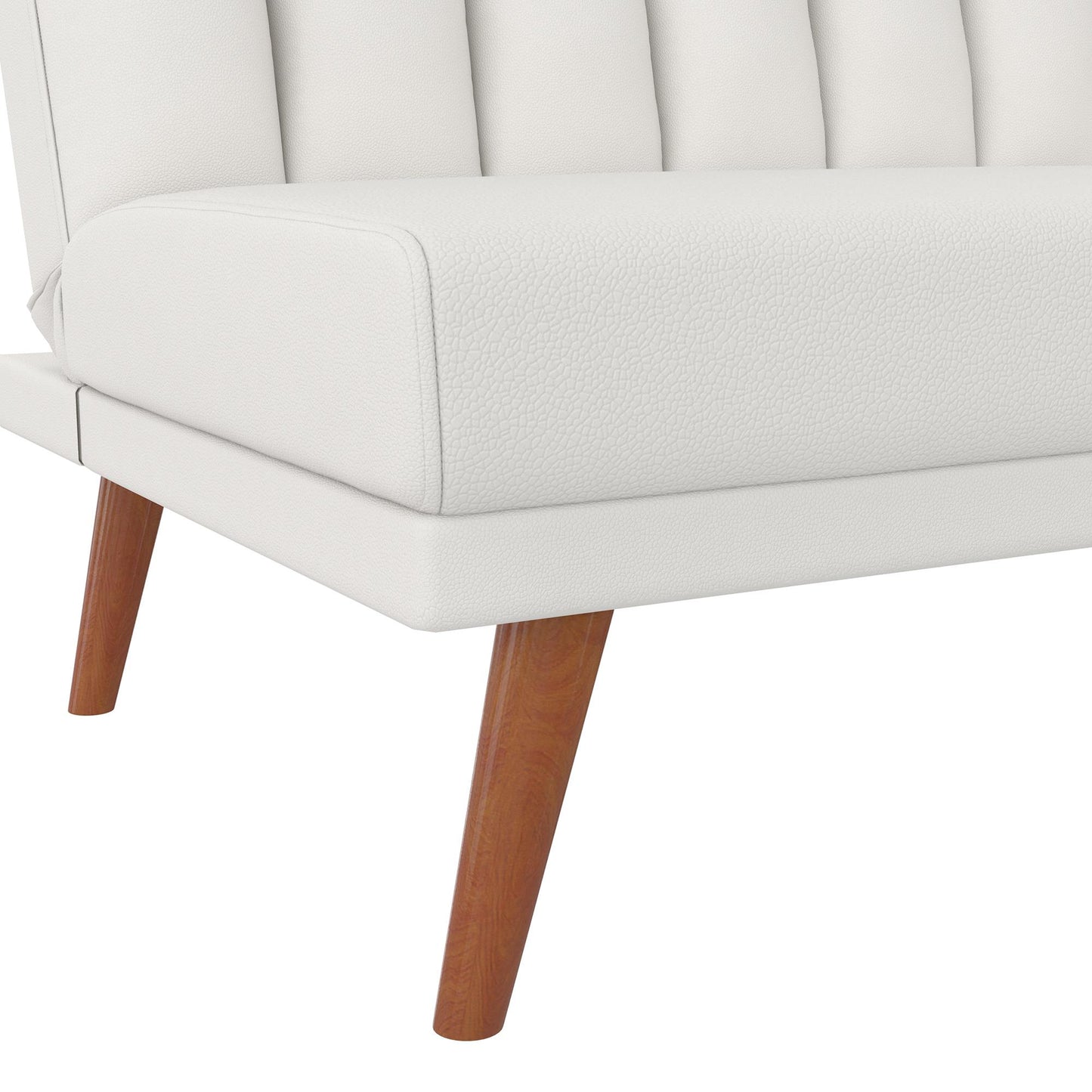 Brittany Armless Futon - White