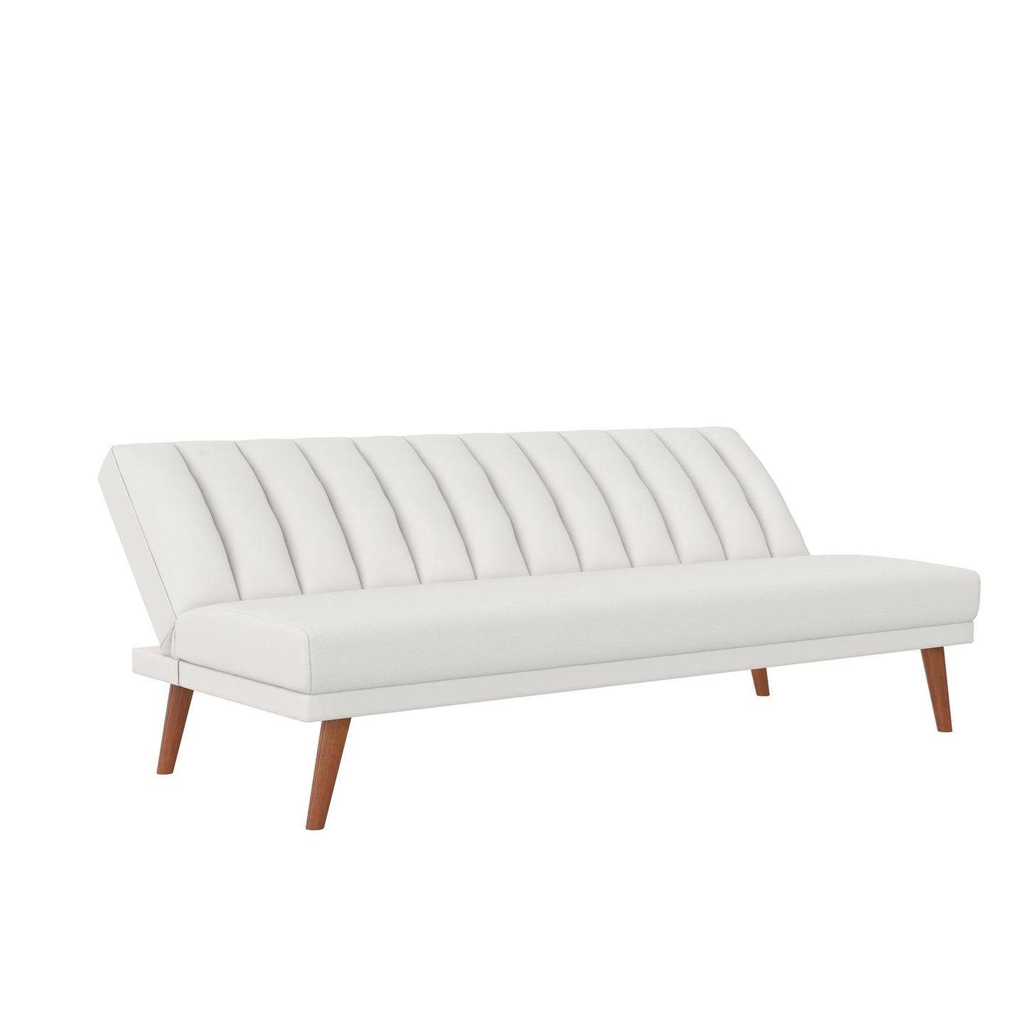 Brittany Armless Futon - White
