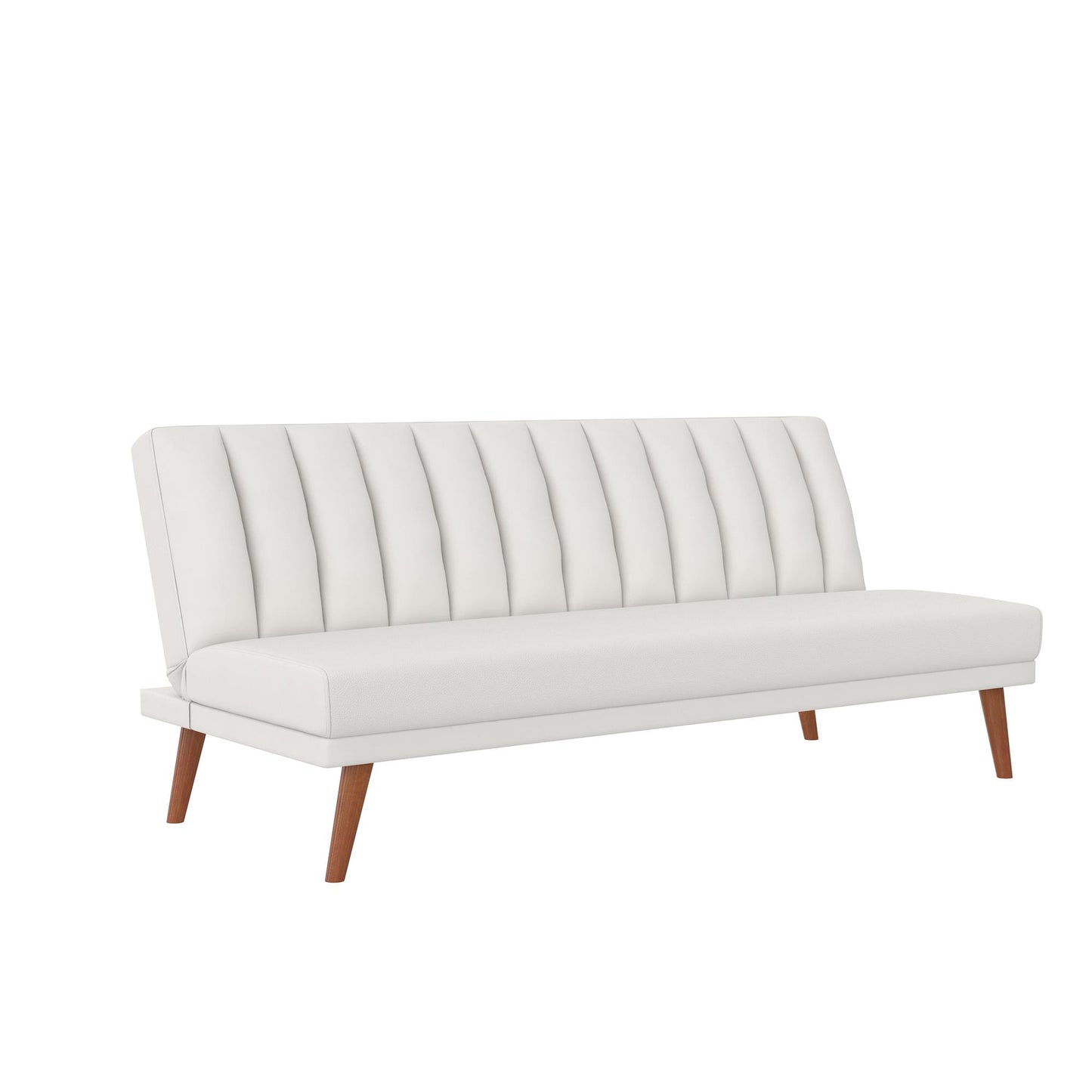 Brittany Armless Futon - White