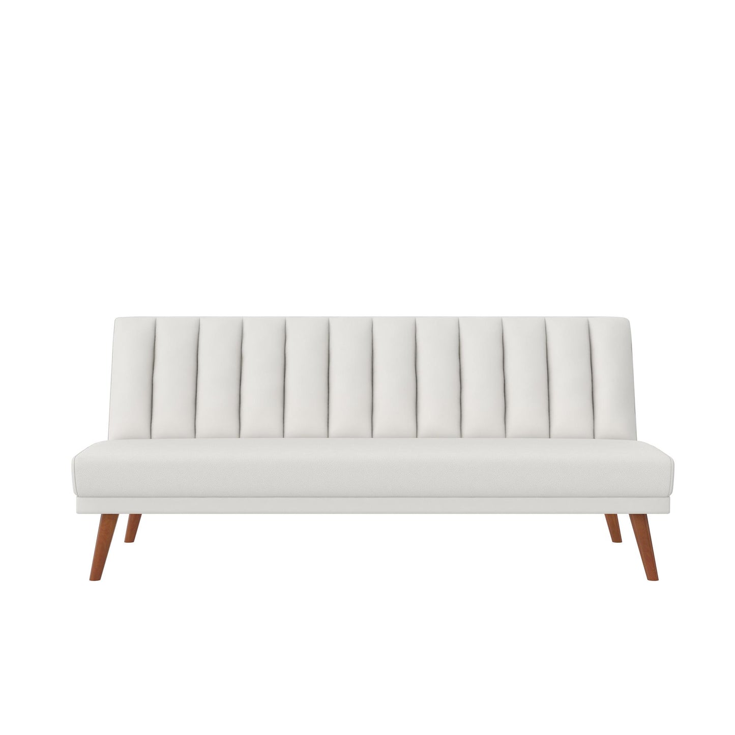 Brittany Armless Futon - White