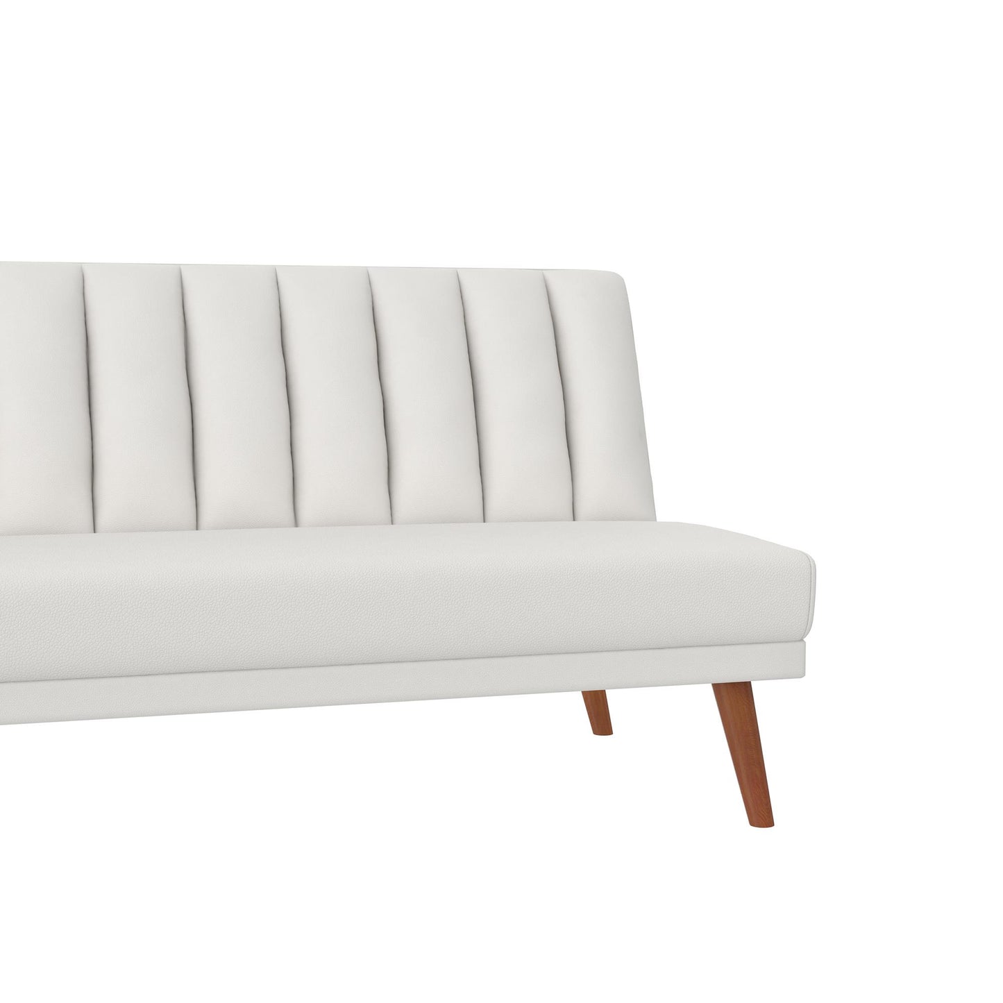 Brittany Armless Futon - White