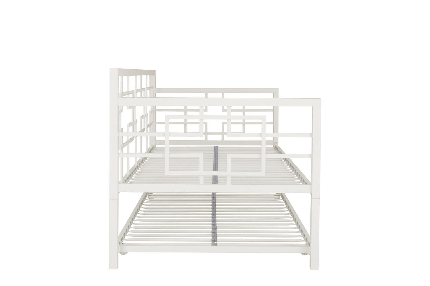 Better Homes & Gardens Twin Daybed with Trundle, Off White Metal - White