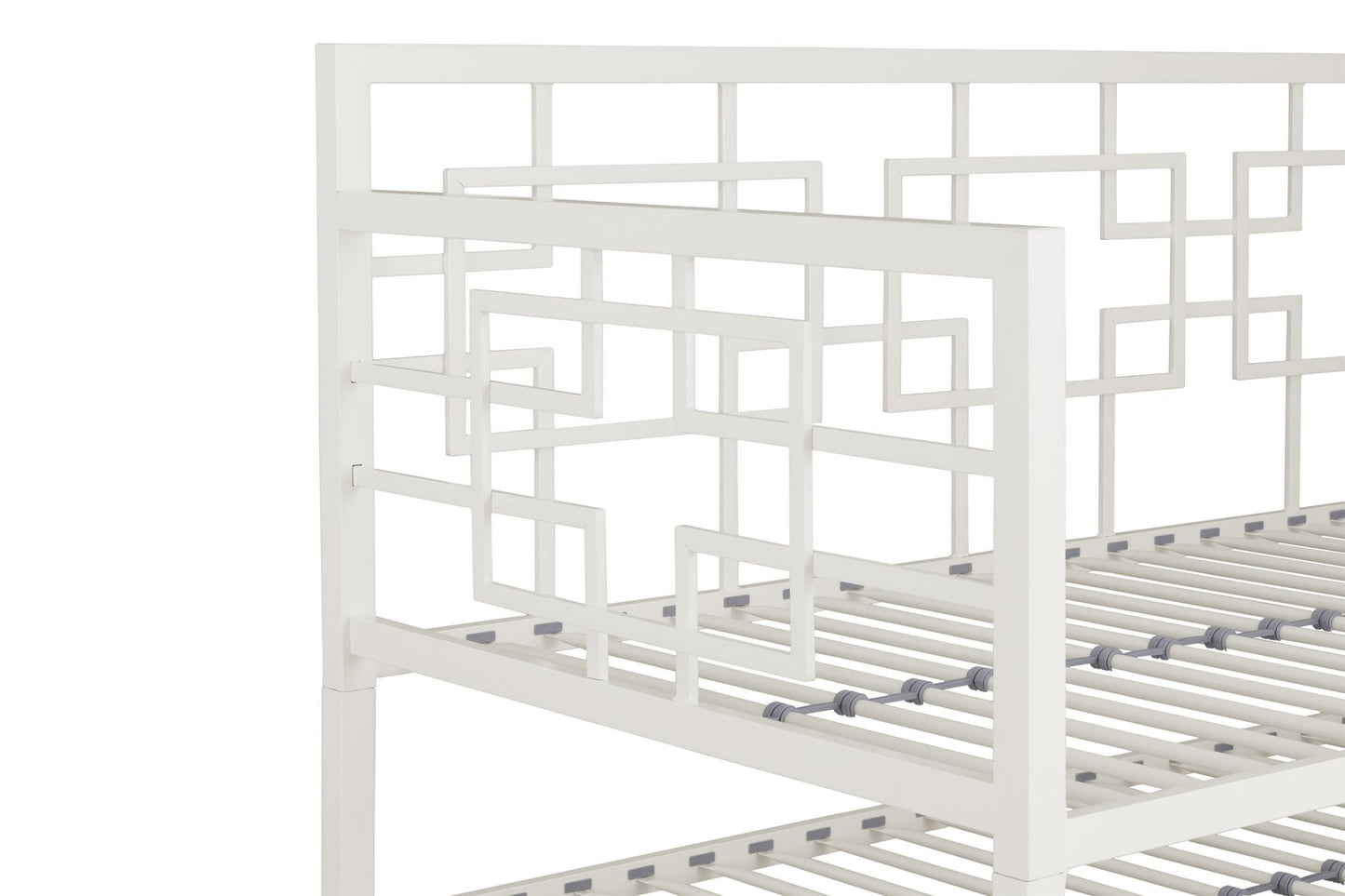 Better Homes & Gardens Twin Daybed with Trundle, Off White Metal - White