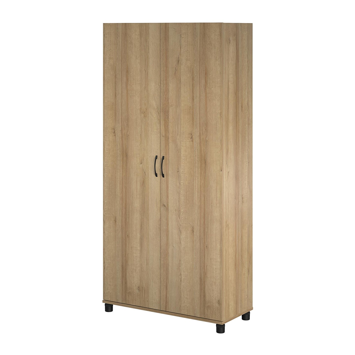 Basin 36" Utility Storage Cabinet with Adjustable Shelving - Natural