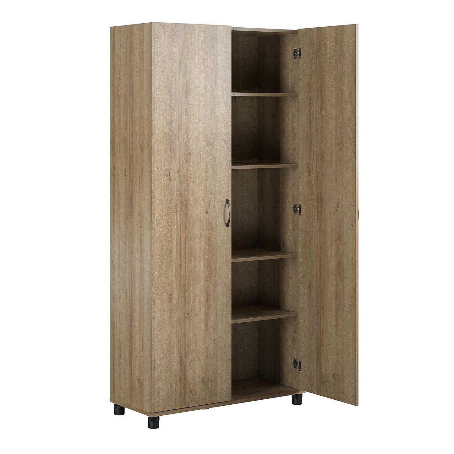 Basin 36" Utility Storage Cabinet with Adjustable Shelving - Natural