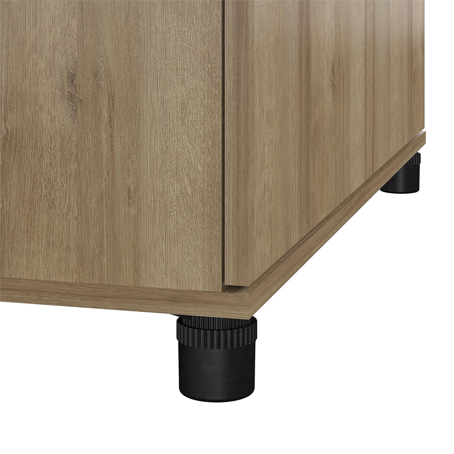 Basin 36" Utility Storage Cabinet with Adjustable Shelving - Natural