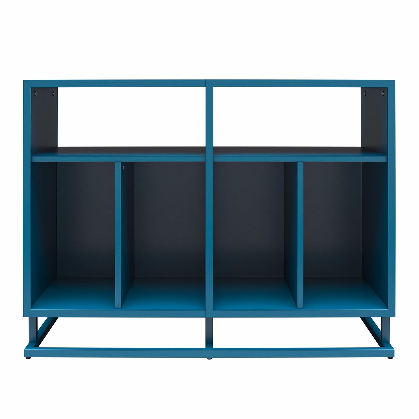 Regal Double Wide Record Station, Blue - Blue