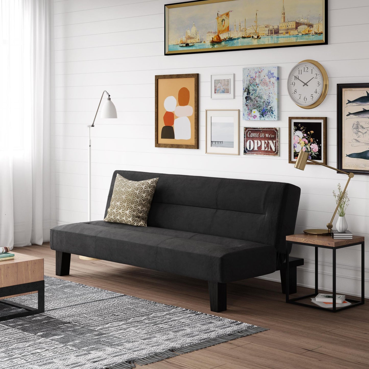 DHP Kebo Futon, Black - Black