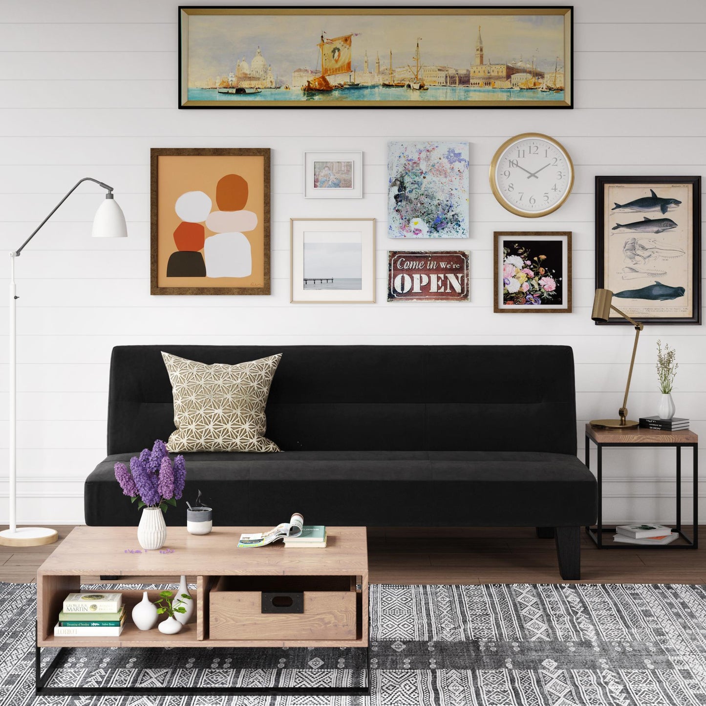 DHP Kebo Futon, Black - Black