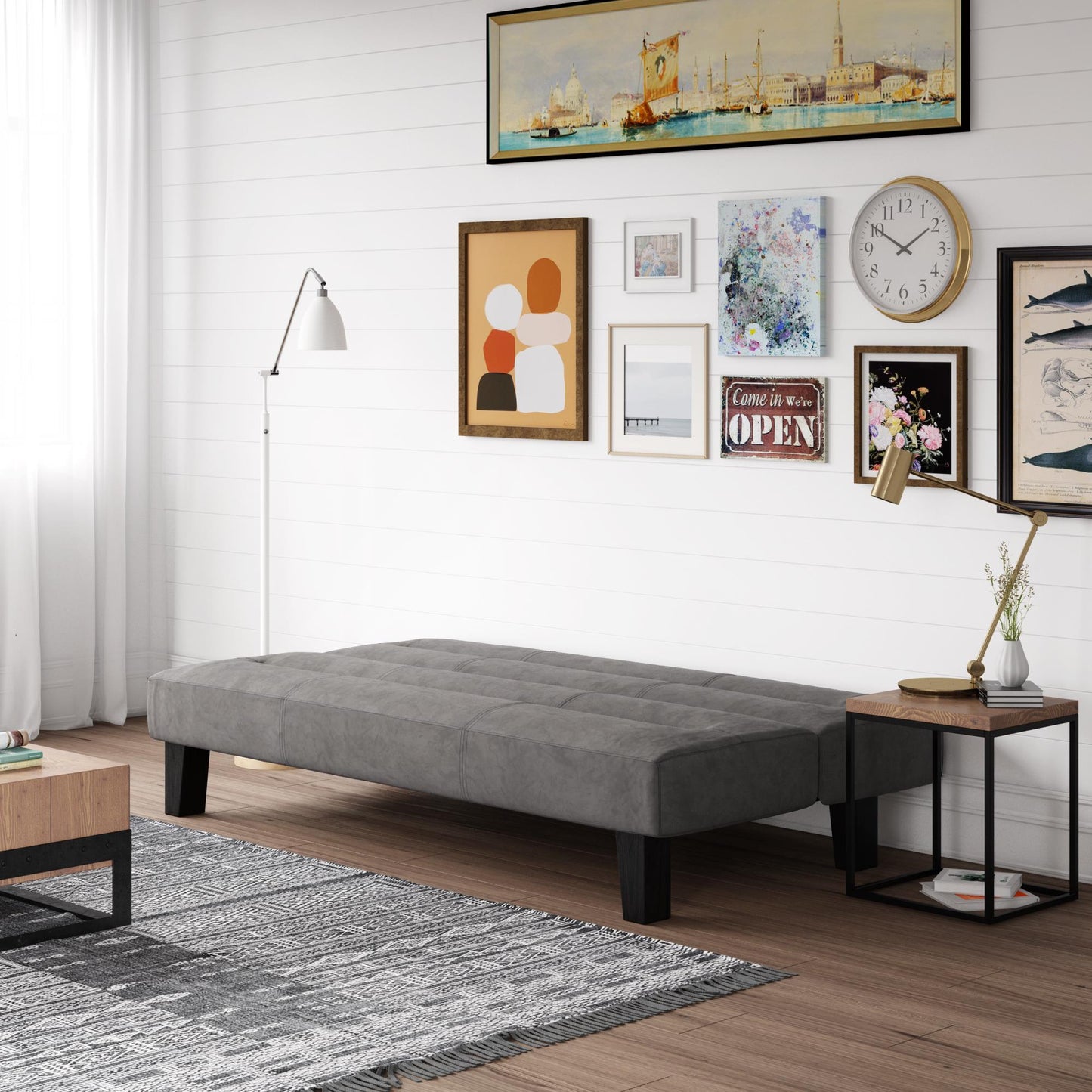 DHP Kebo Futon, Charcoal - Dark Gray