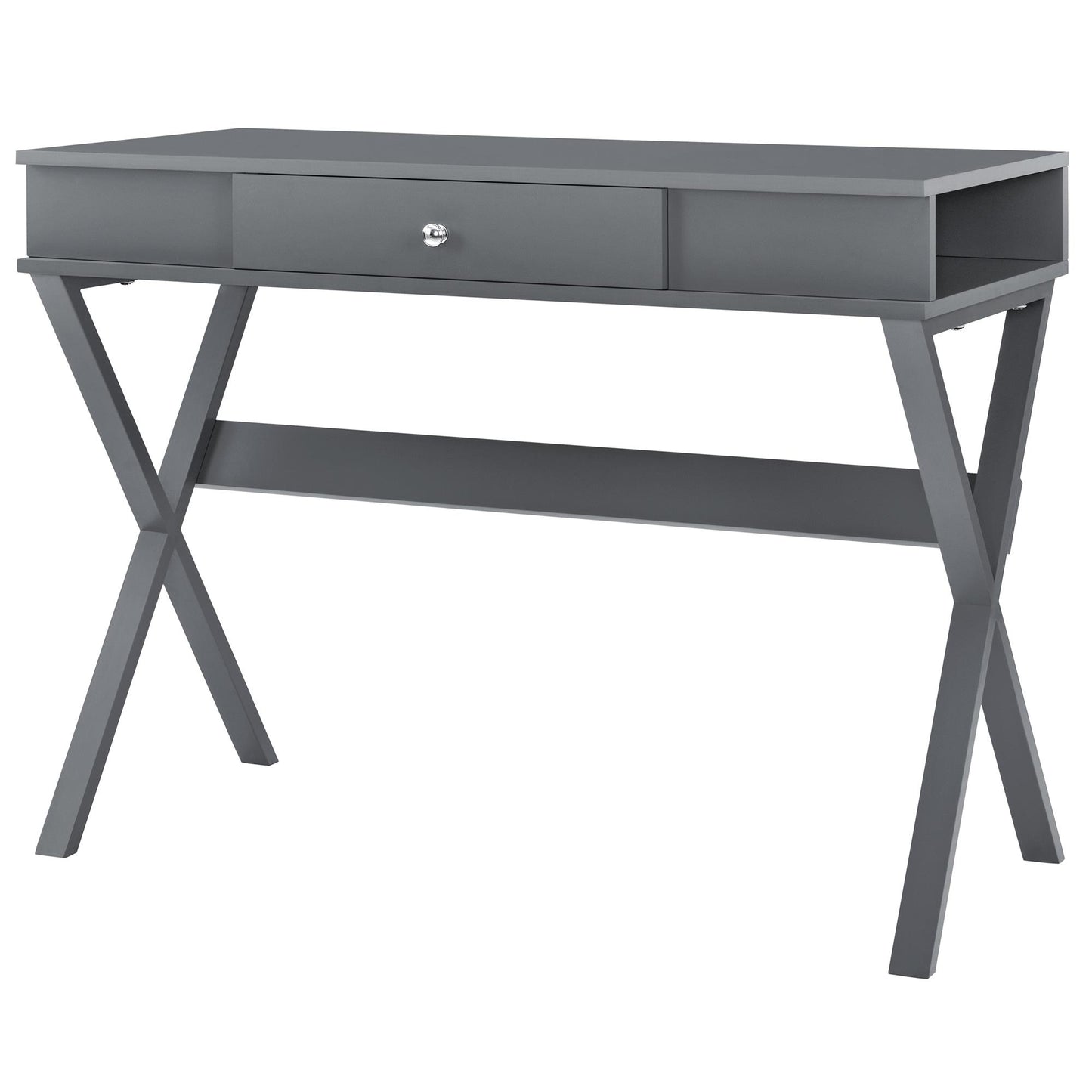 Paxton Campaign Desk - Graphite Grey