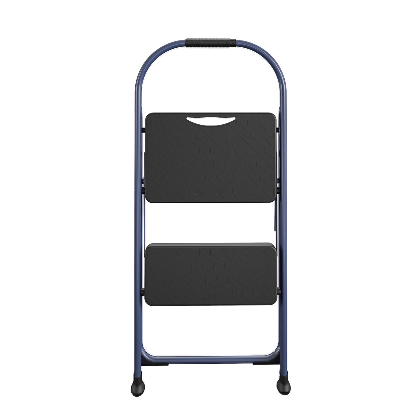 Multi-Step Folding Step Stool with 225 lb Weight Capacity - Navy - 2 Step