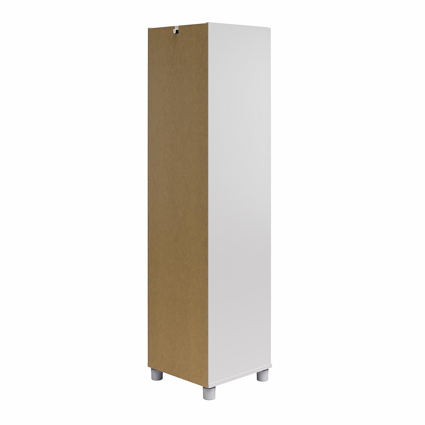 Basin 60" Tall Storage Cabinet with 4 Shelves and Adjustable Feet - Dove Gray