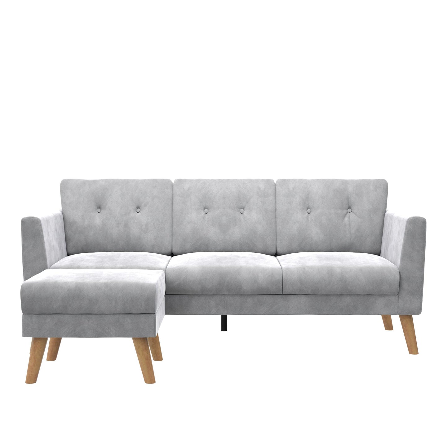 Gloria Sofa Sectional - Light Gray