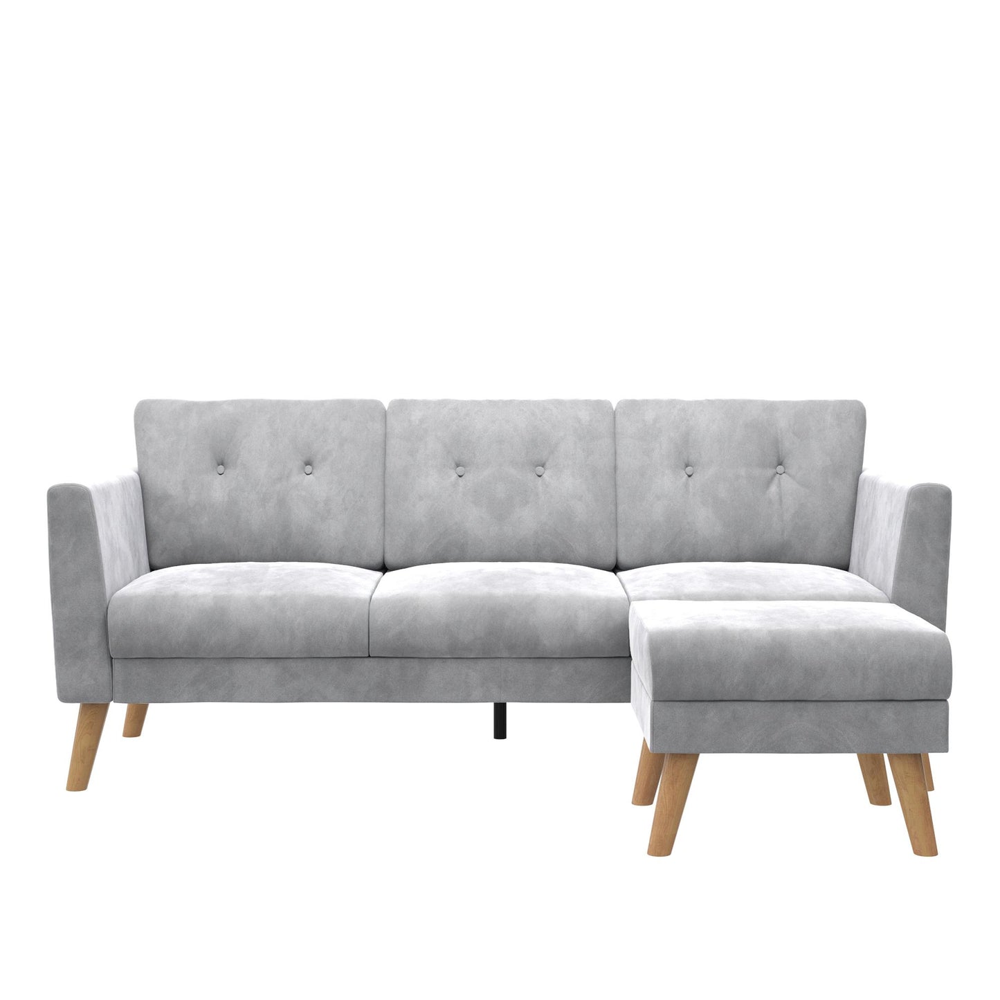 Gloria Sofa Sectional - Light Gray